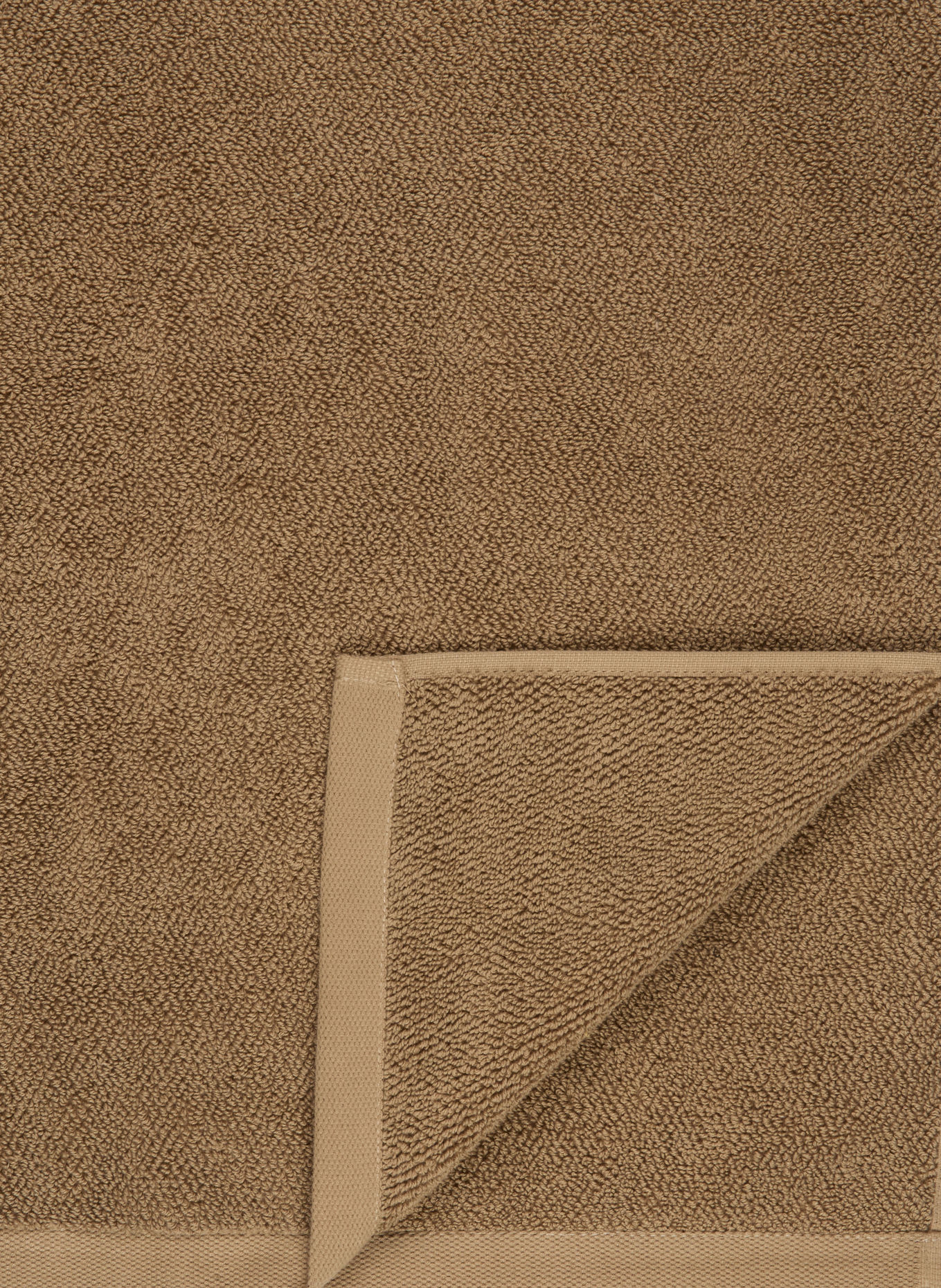 Marc O'Polo Serviette TIMELESS: MARRON