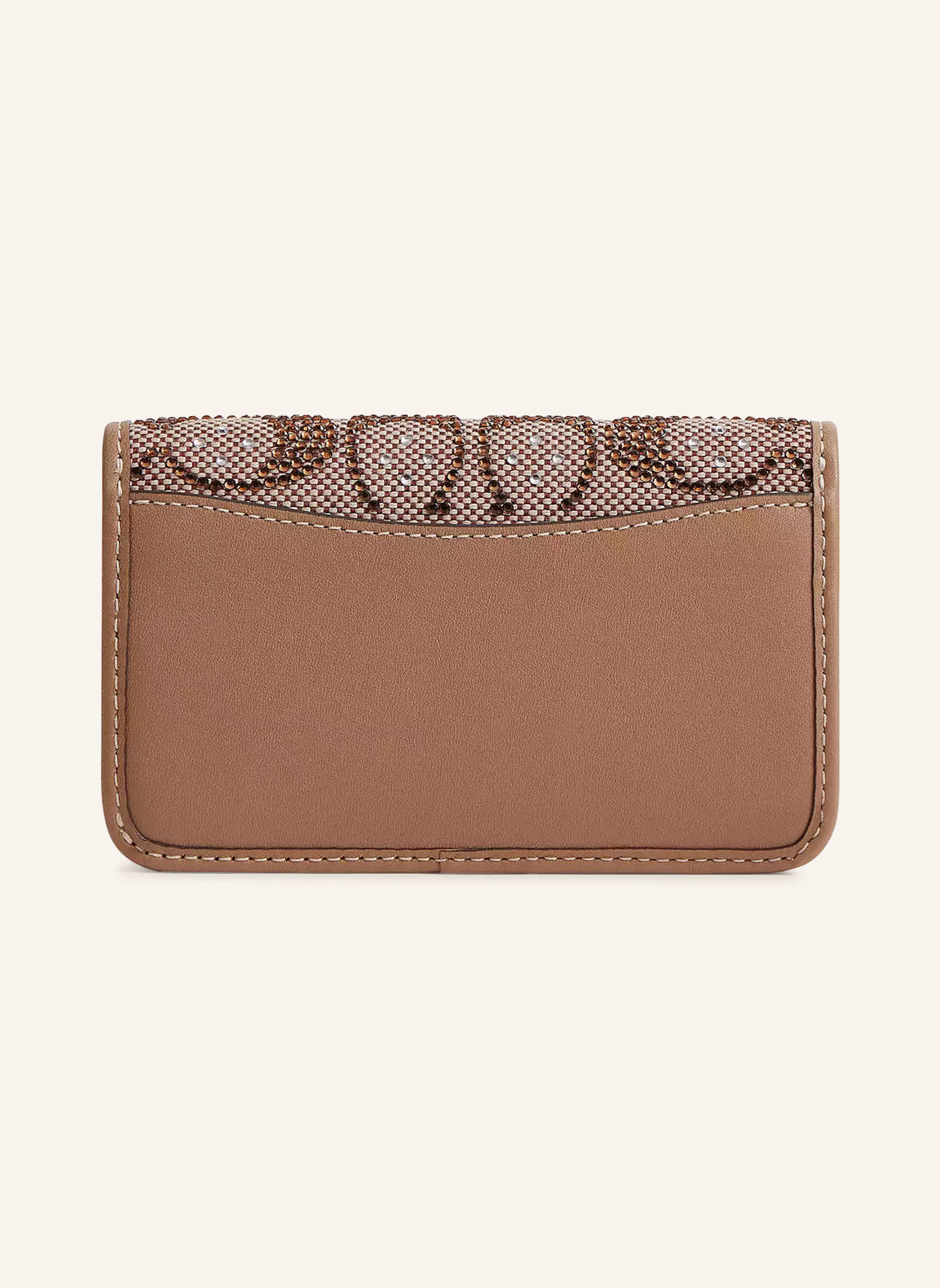 COACH Portemonnee ESSENTIAL met sierstenen: BEIGE