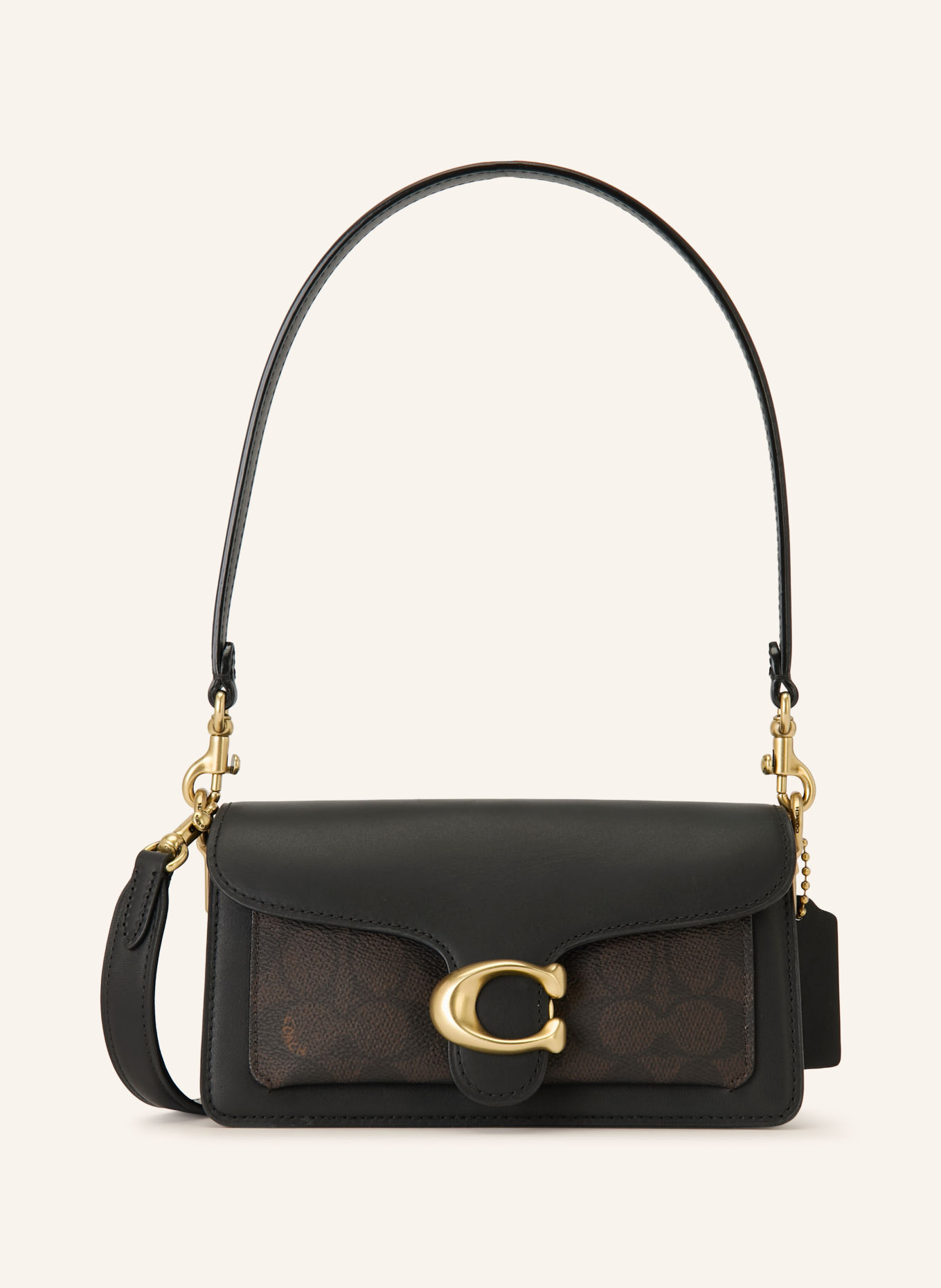 COACH Crossbody-taske TABBY 20: SORT / GULD / MØRKEBRUN
