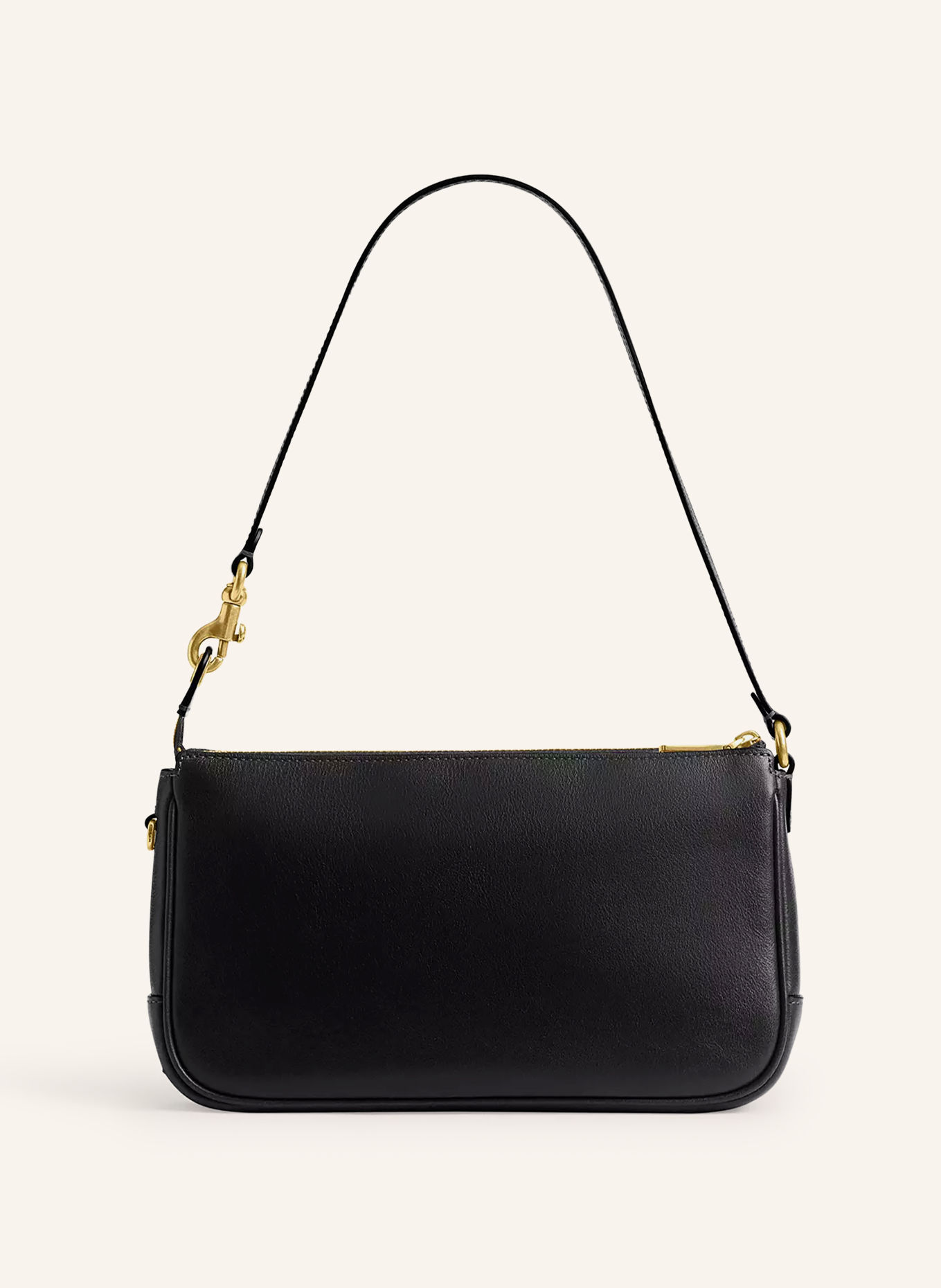 COACH Schultertasche PLAZA: SCHWARZ / GOLD
