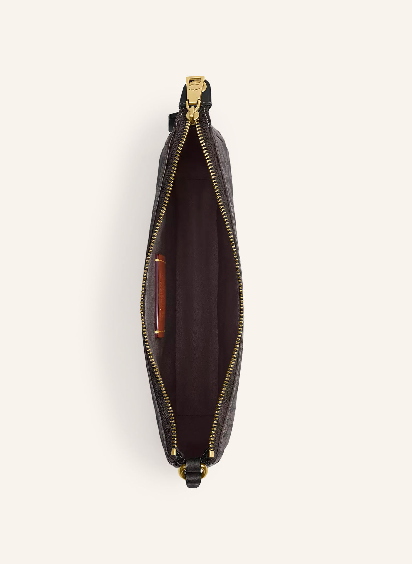 COACH PLAZA Handbag: DARK BROWN / BLACK