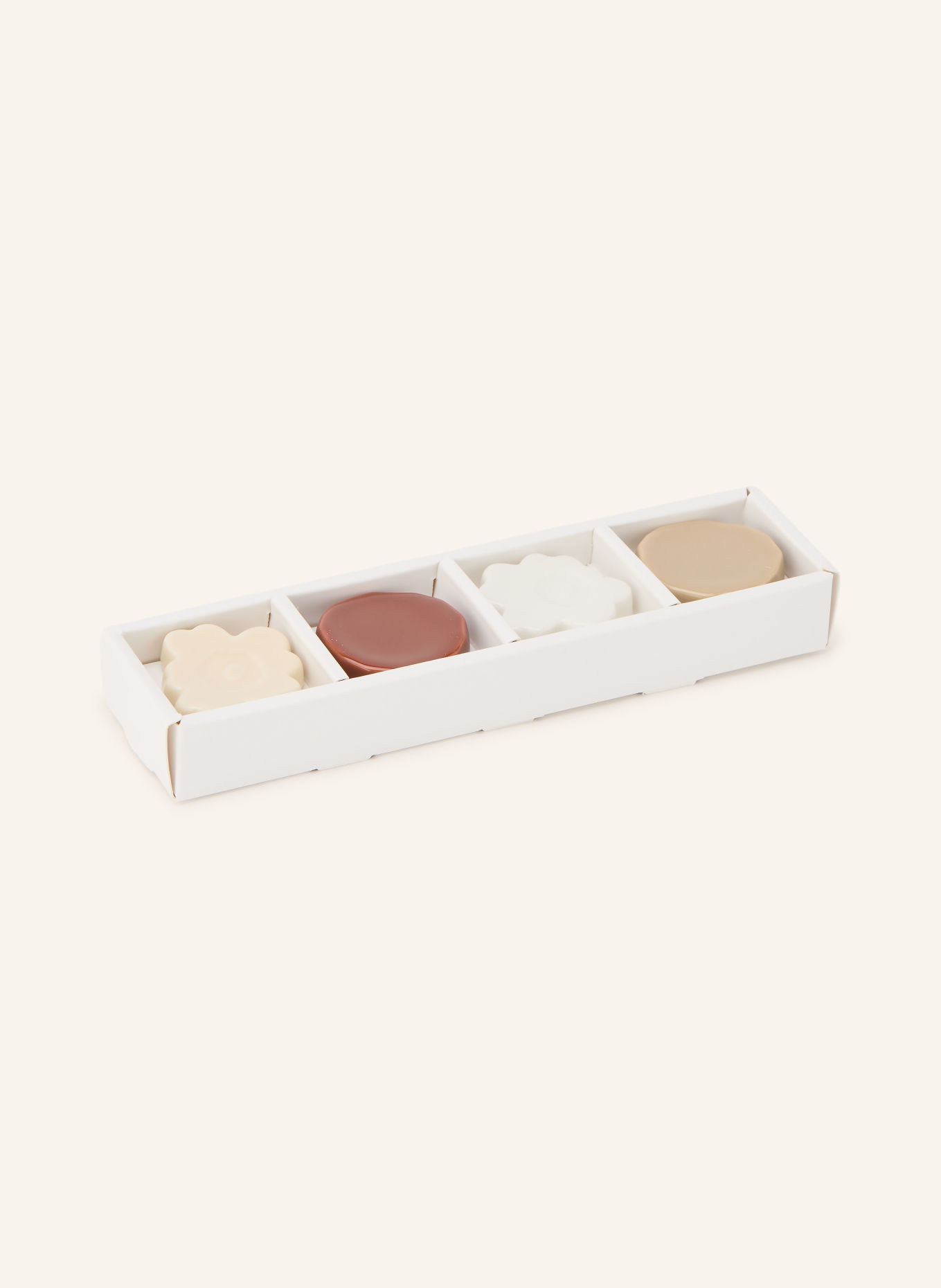 marimekko Lot de 4 porte-baguettes UNIKKO & KIVET: BEIGE / MARRON / BLANC