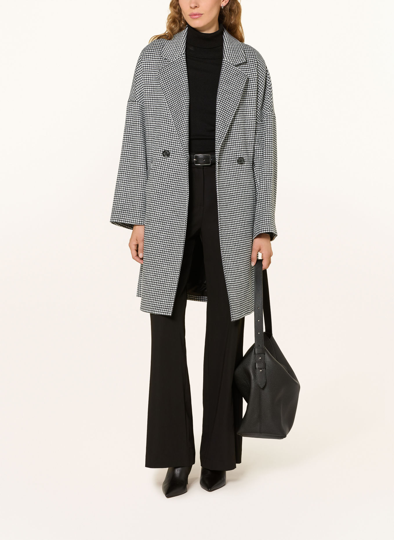 JOOP! Manteau CORINA: NOIR / BLANC