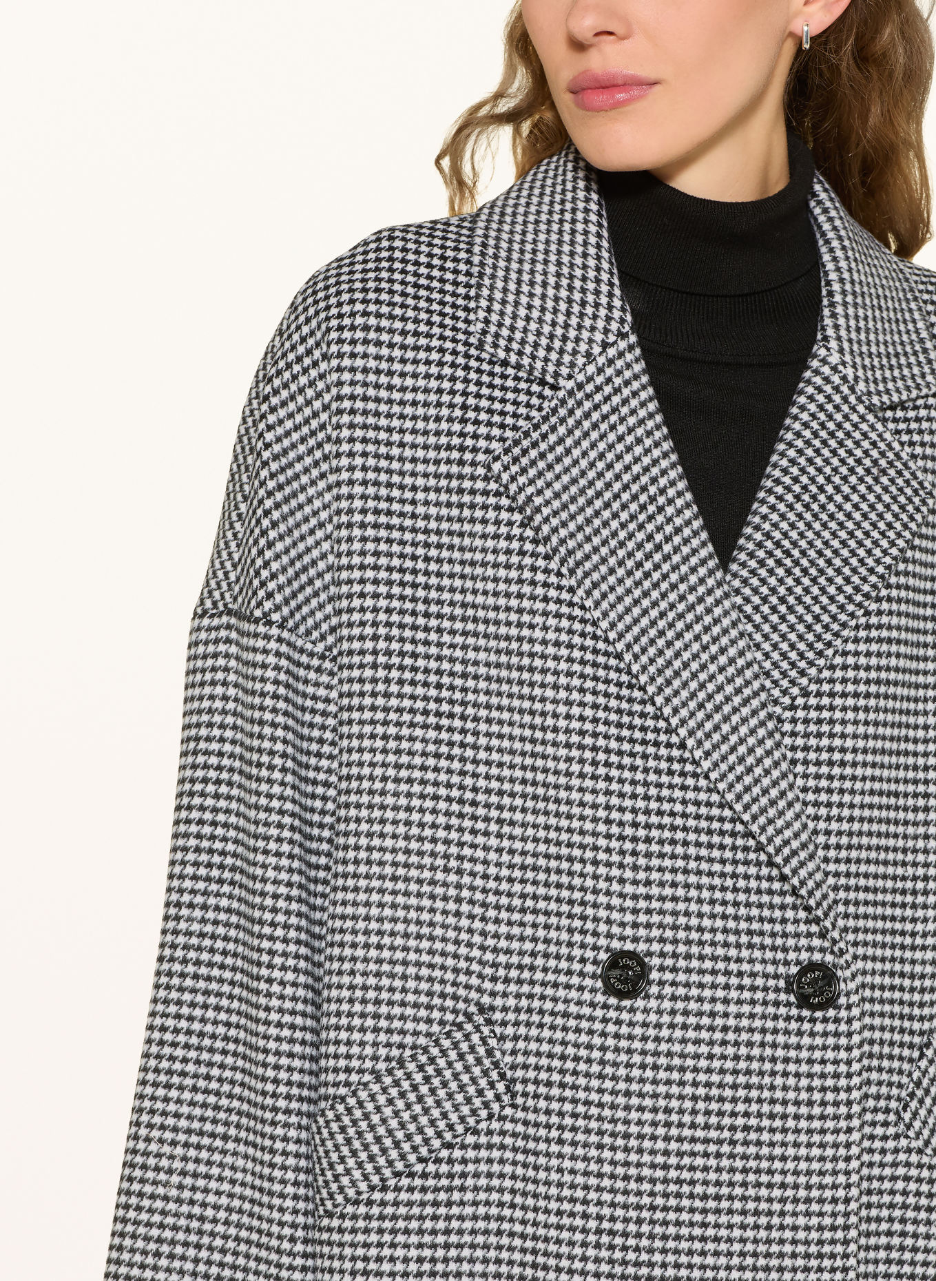 JOOP! Manteau CORINA: NOIR / BLANC