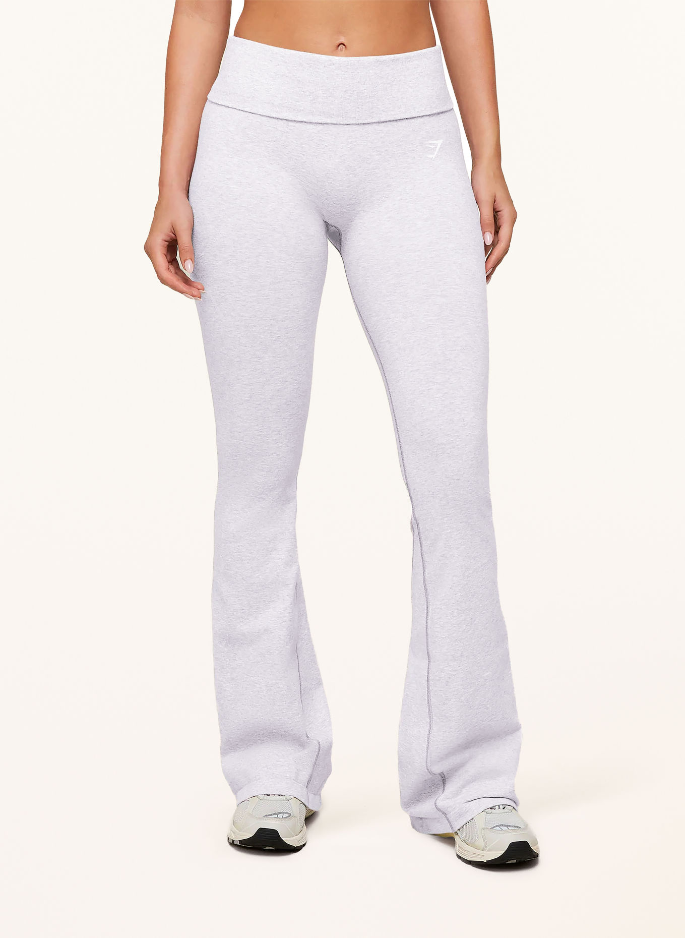 GYMSHARK Tights COTTONMOVE™: HELLGRAU