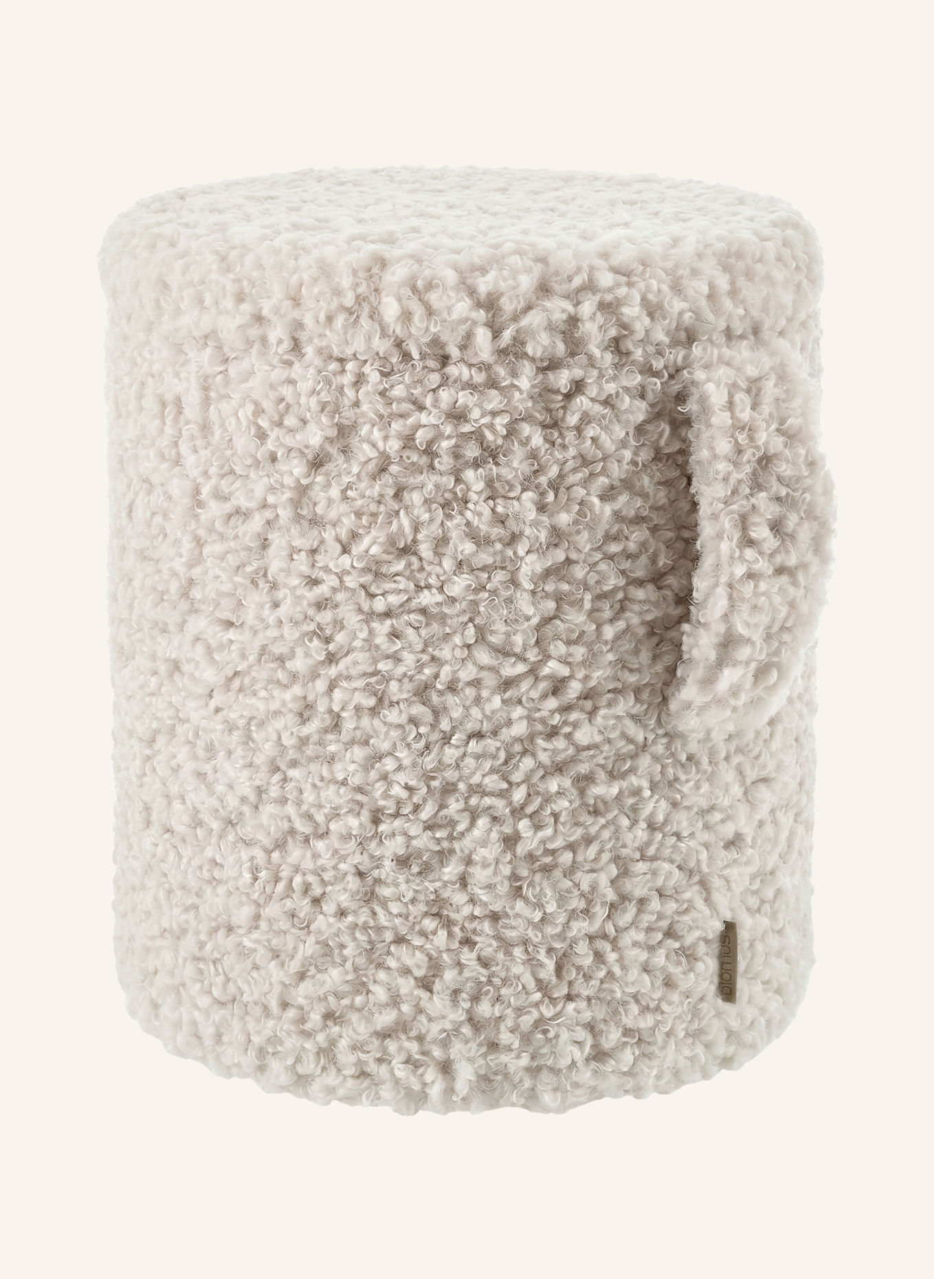 blomus Pouf TEDDY: CREME