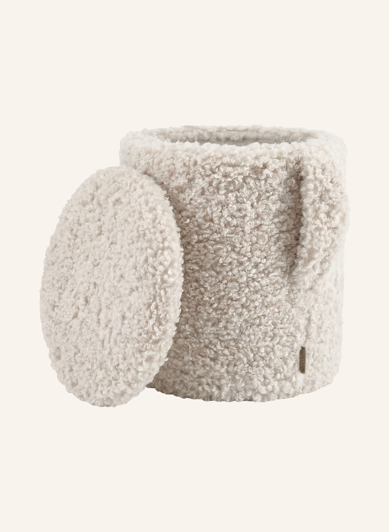 blomus Pouf TEDDY: CREME