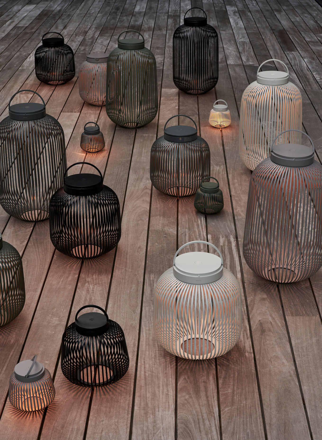blomus Tischleuchte LITO LED XS: GRAU