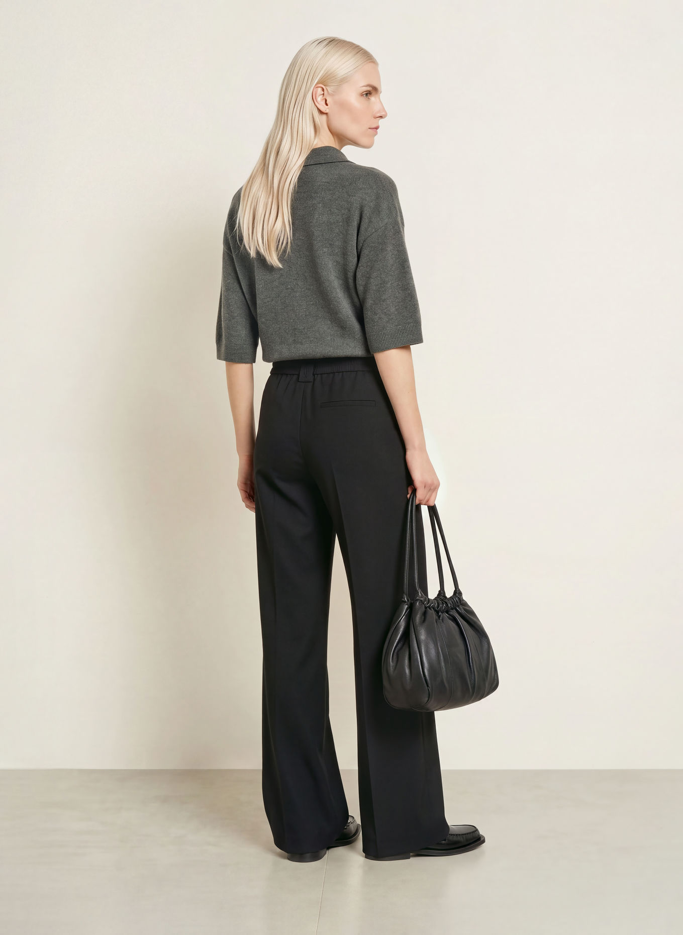Marc O'Polo Pullover mit 3/4-Arm: DUNKELGRAU