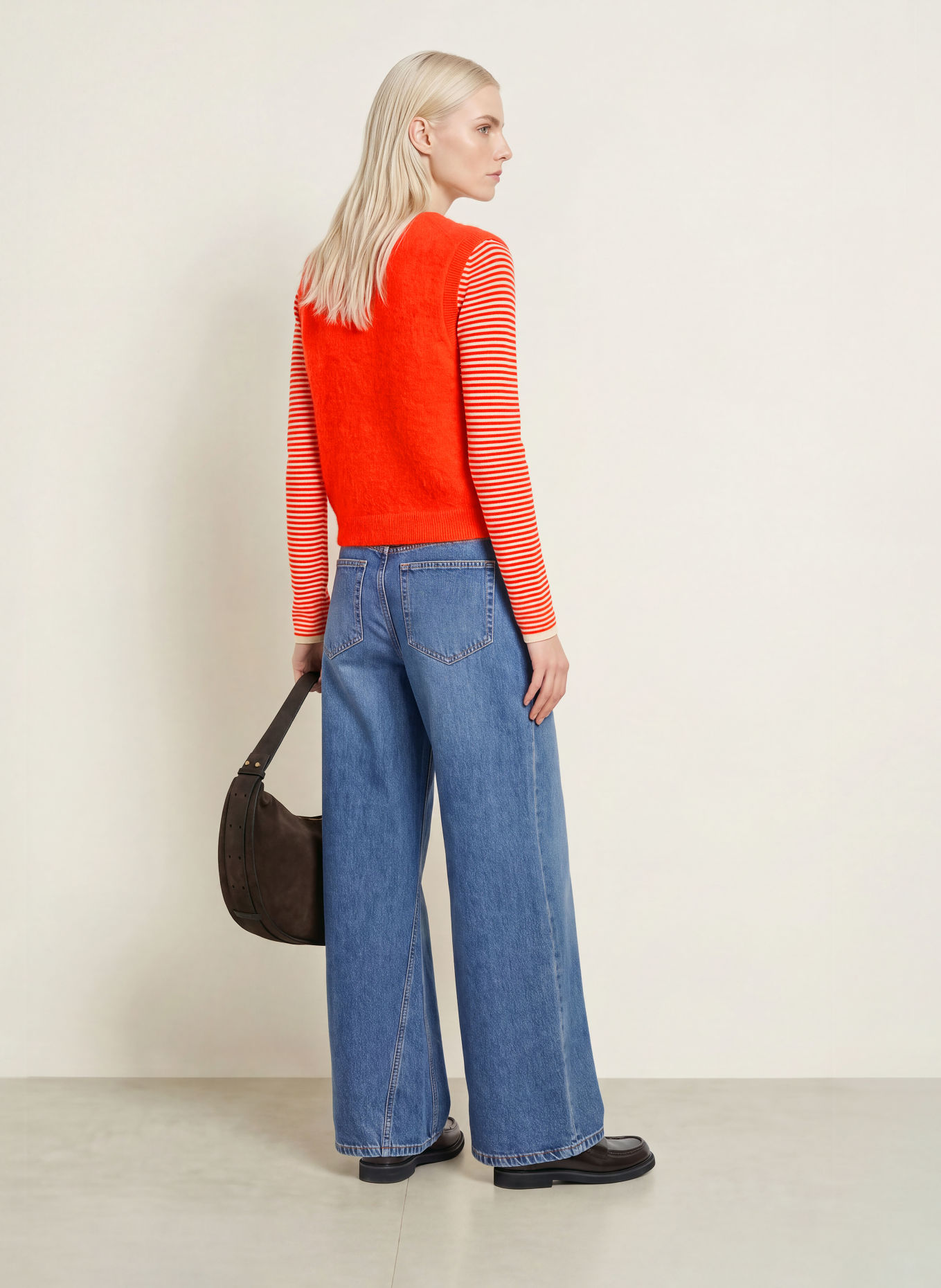 Marc O'Polo Strickweste: ORANGE