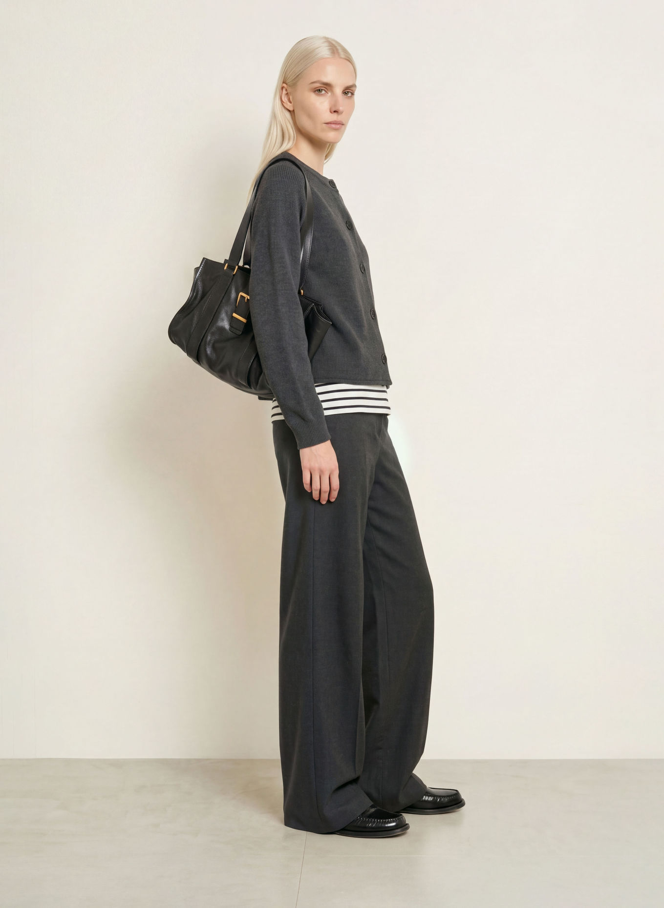 Marc O'Polo Strickjacke: GRAU