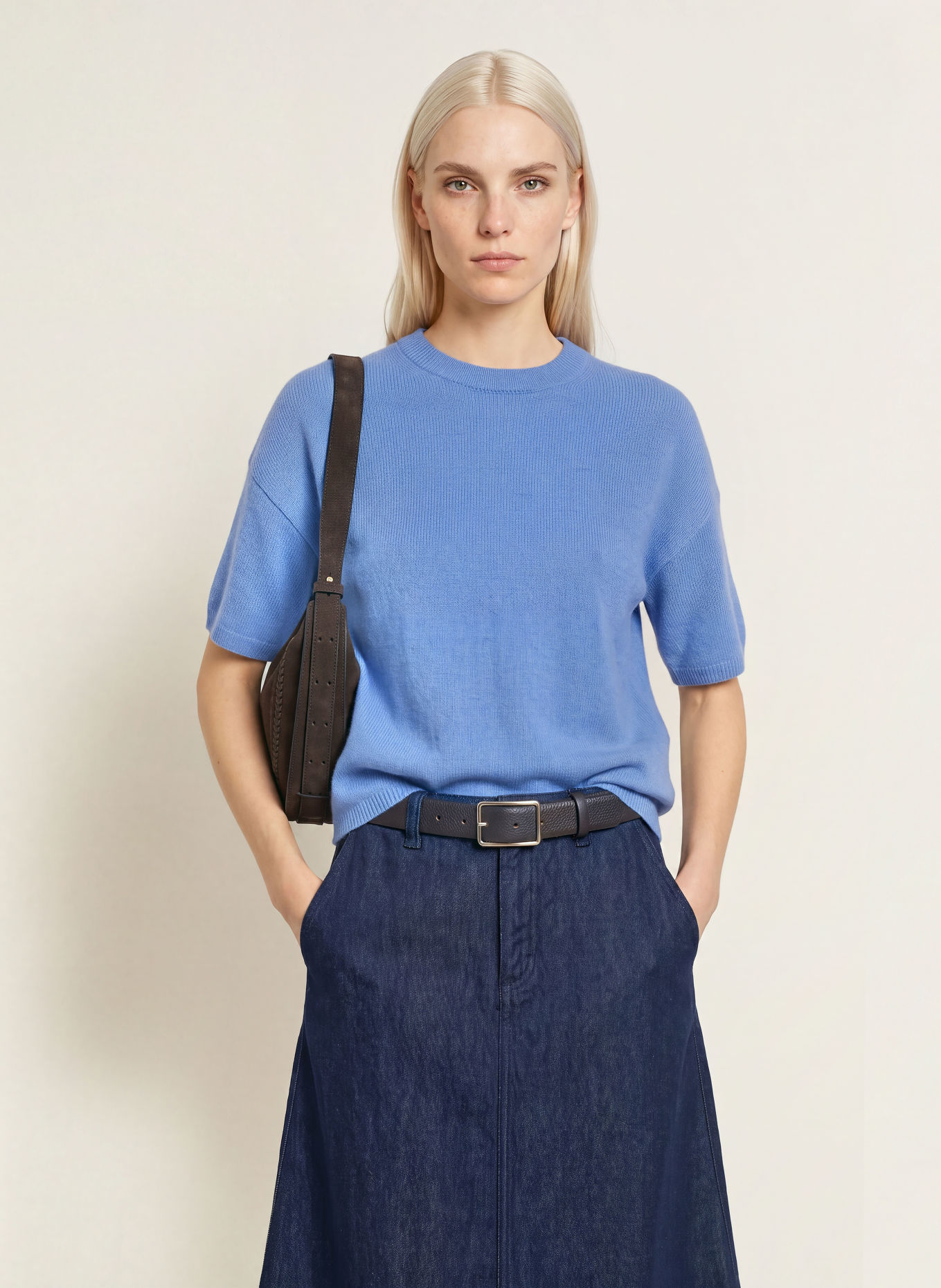 Marc O'Polo Strickshirt: HELLBLAU
