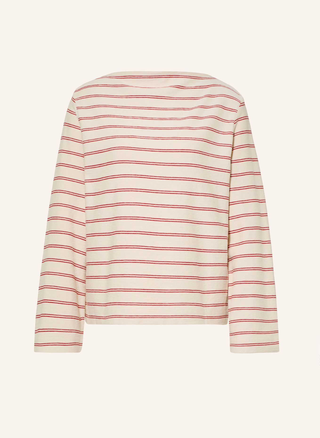 Marc O'Polo Sweatshirt: ECRU / DARK RED