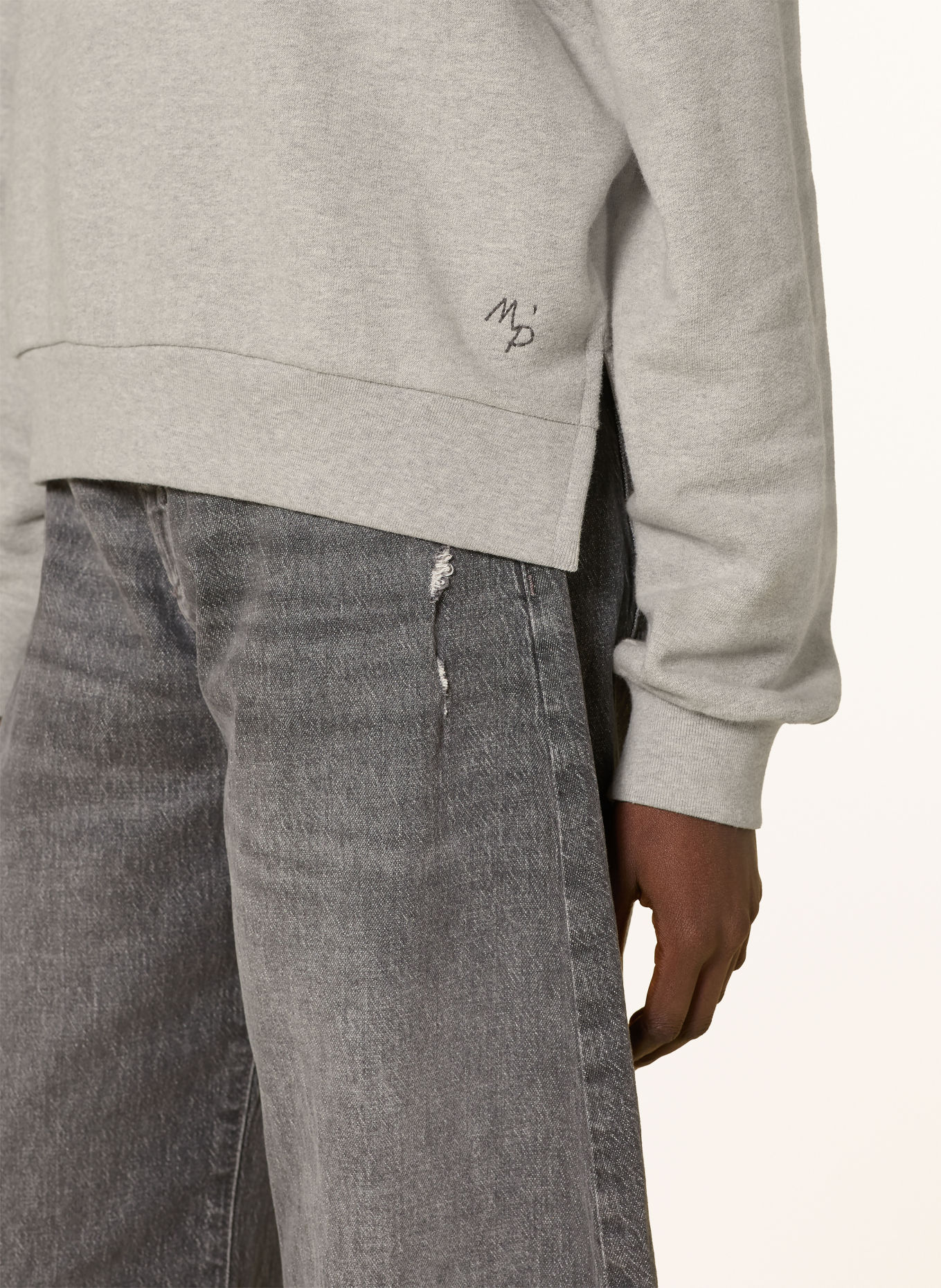 Marc O'Polo Sweatshirt: HELLGRAU