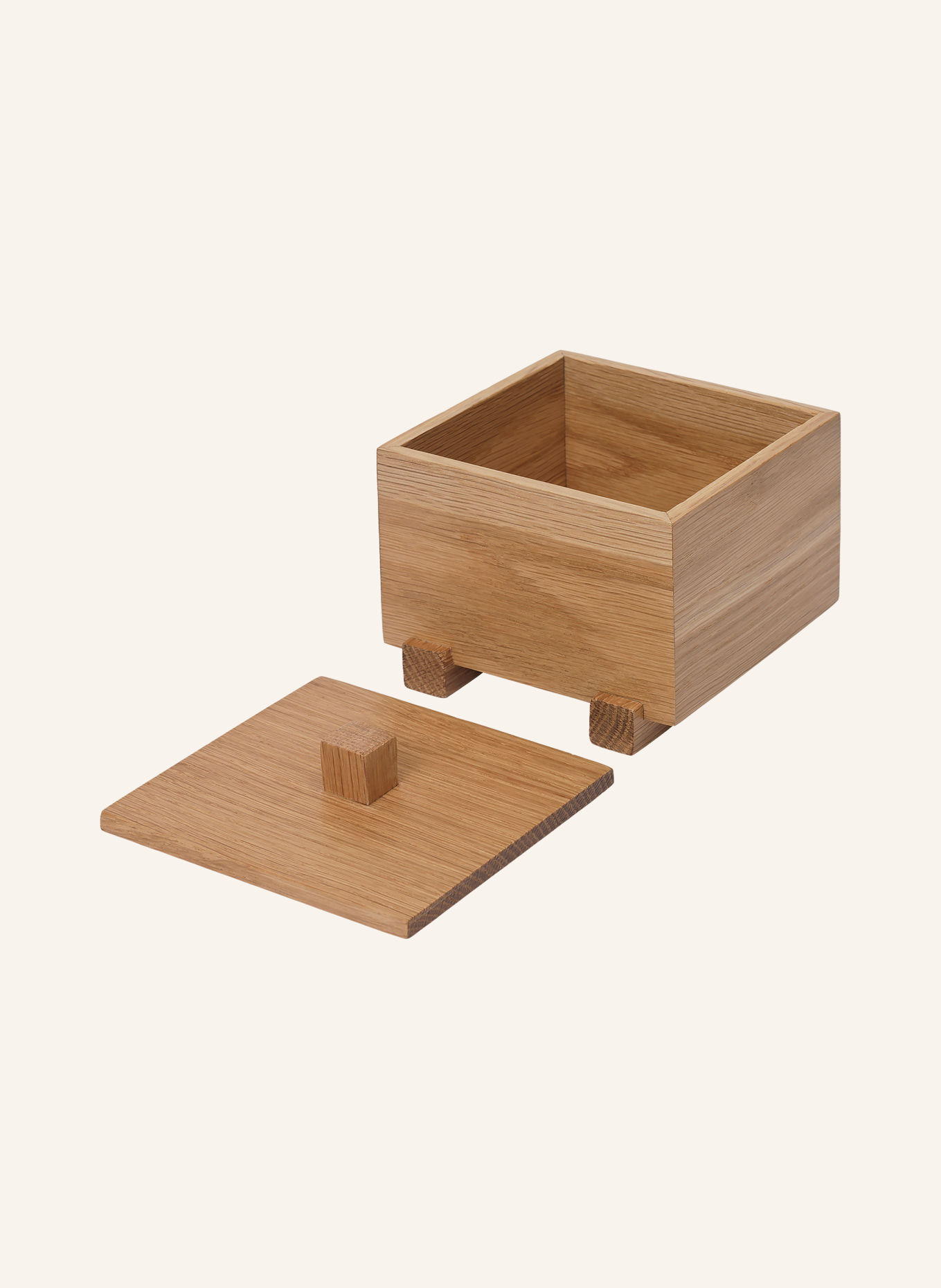 Ferm LIVING Pudełko do przechowywania MOKU: JASNOBRĄZOWY