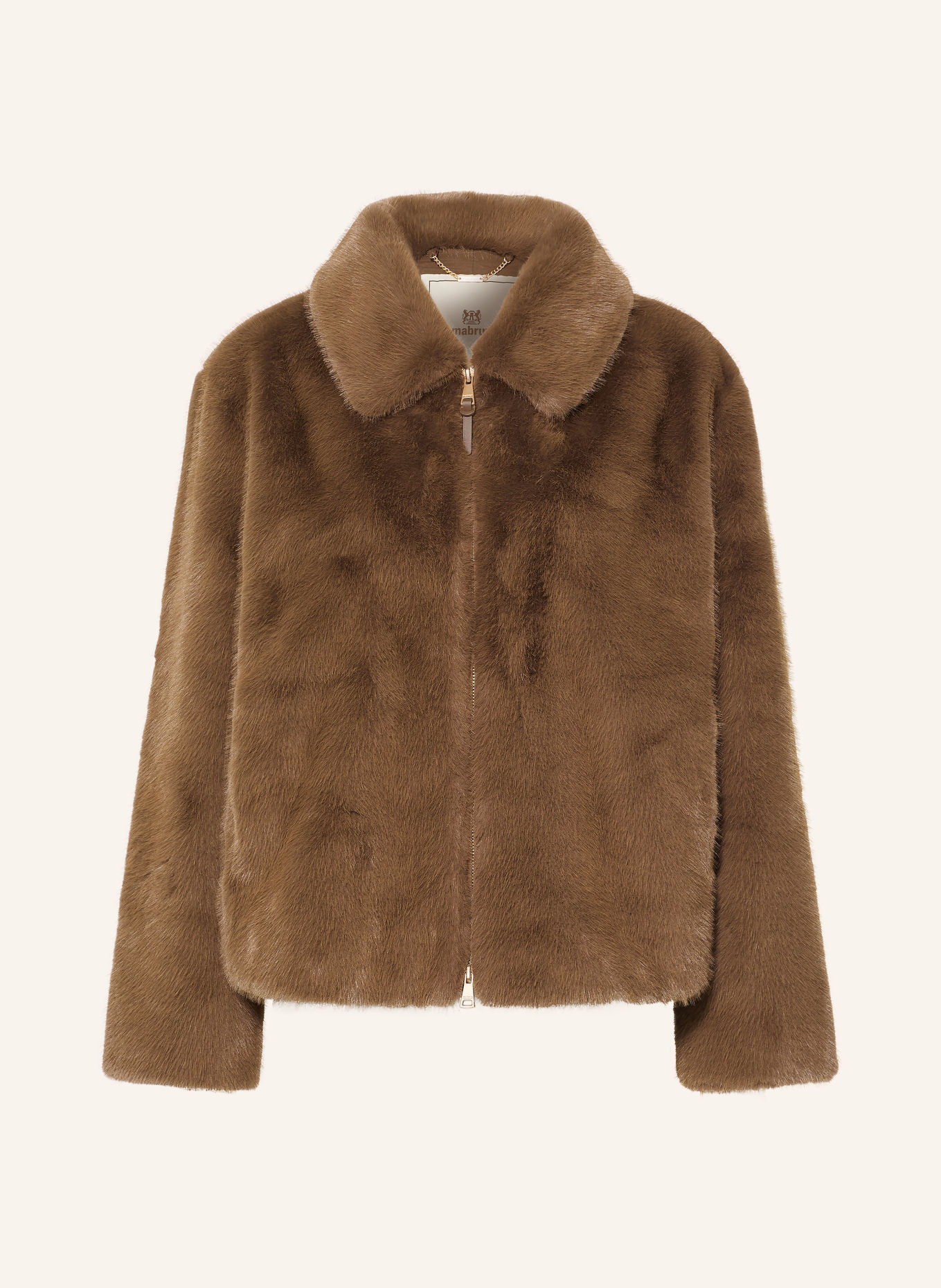 mabrun Kunstfell-Jacke FREYA: BRAUN