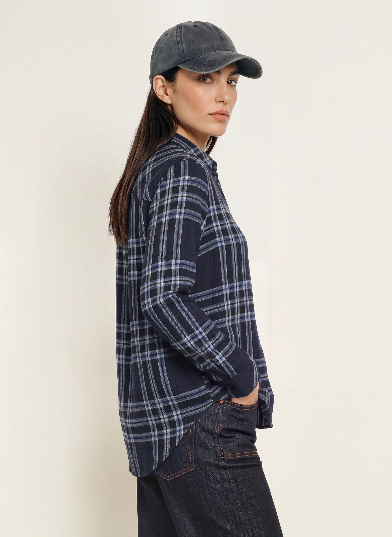 Rails Chemisier: BLEU FONCÉ / BEIGE / BLEU CLAIR