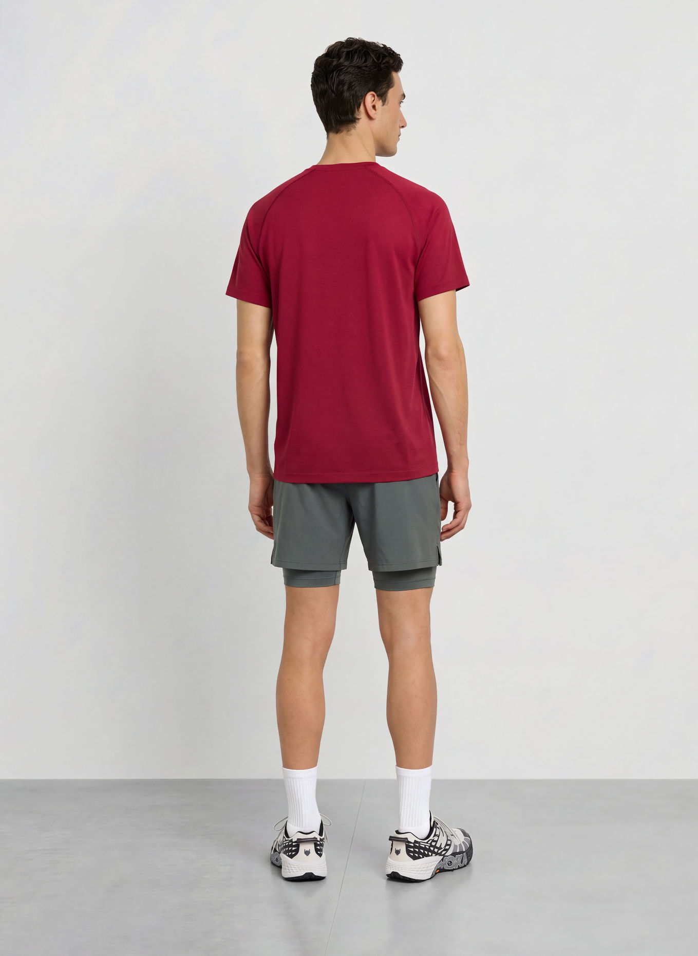lululemon LICENSE TO TRAIN 7IN 2-in-1 training shorts: DARK GRAY