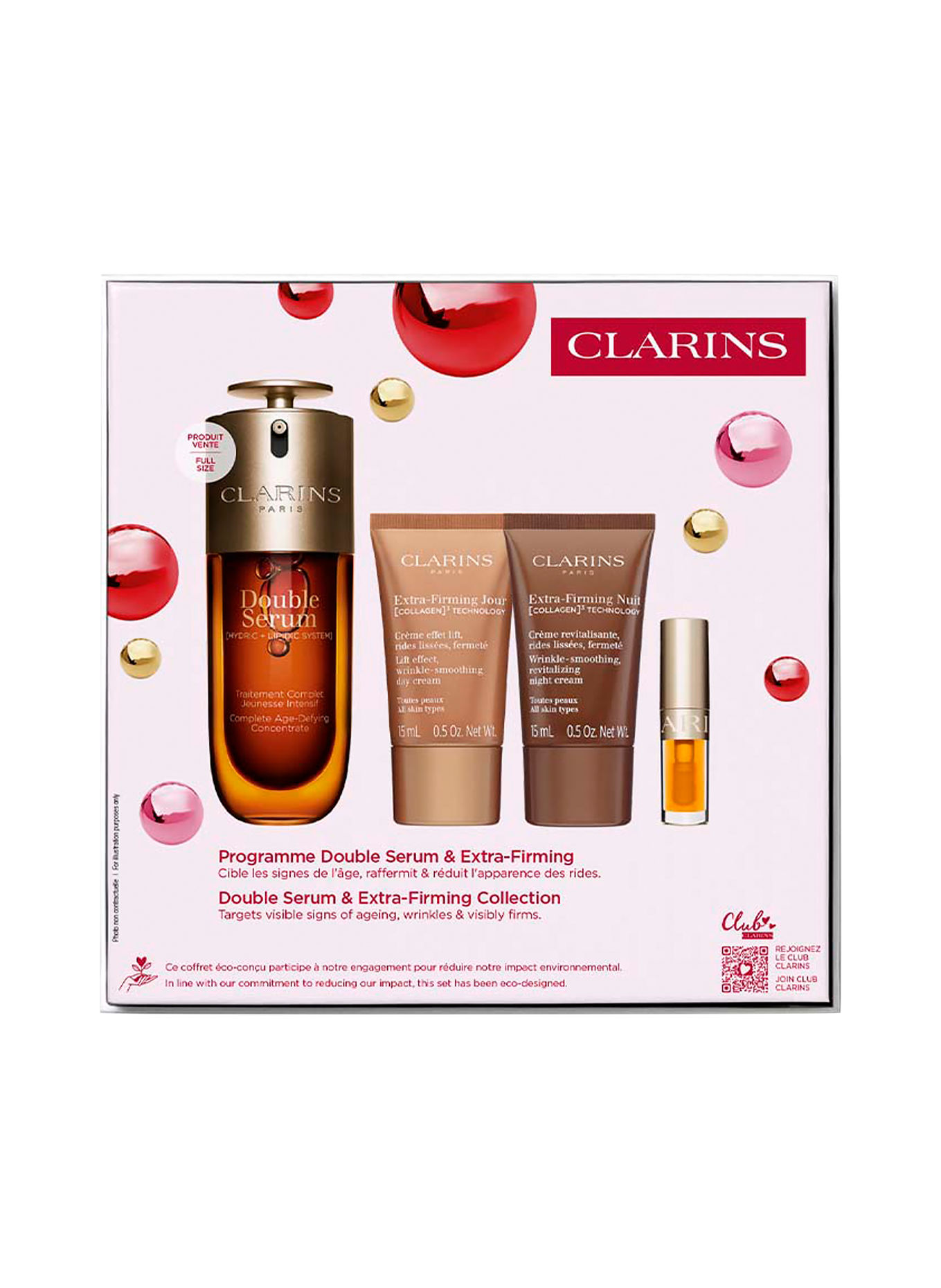 CLARINS DOUBLE SERUM & EXTRA-FIRMING COLLECTION