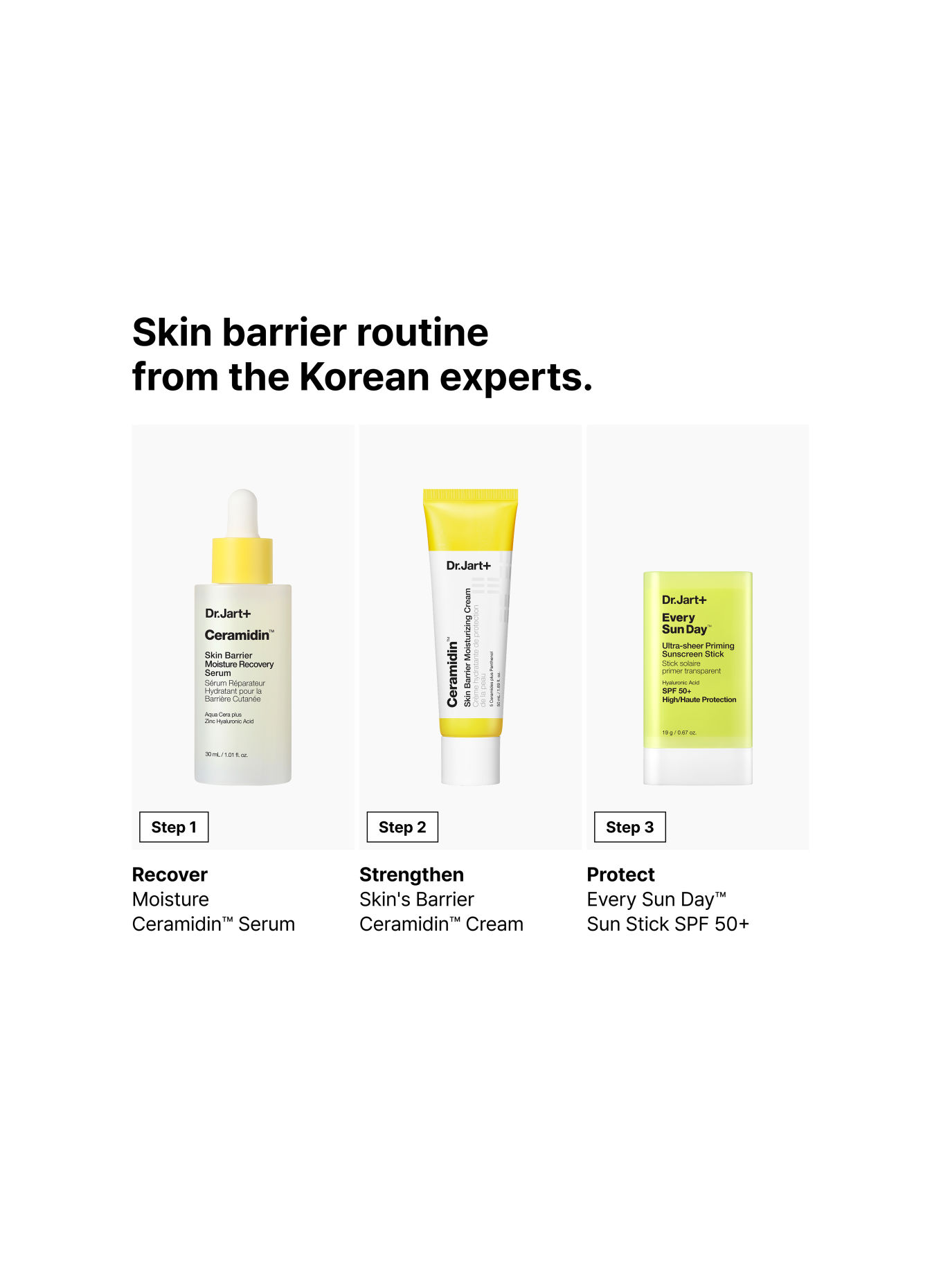 Dr.Jart+ CERAMIDIN SKIN BARRIER MOISTURIZE RECOVERY SERUM