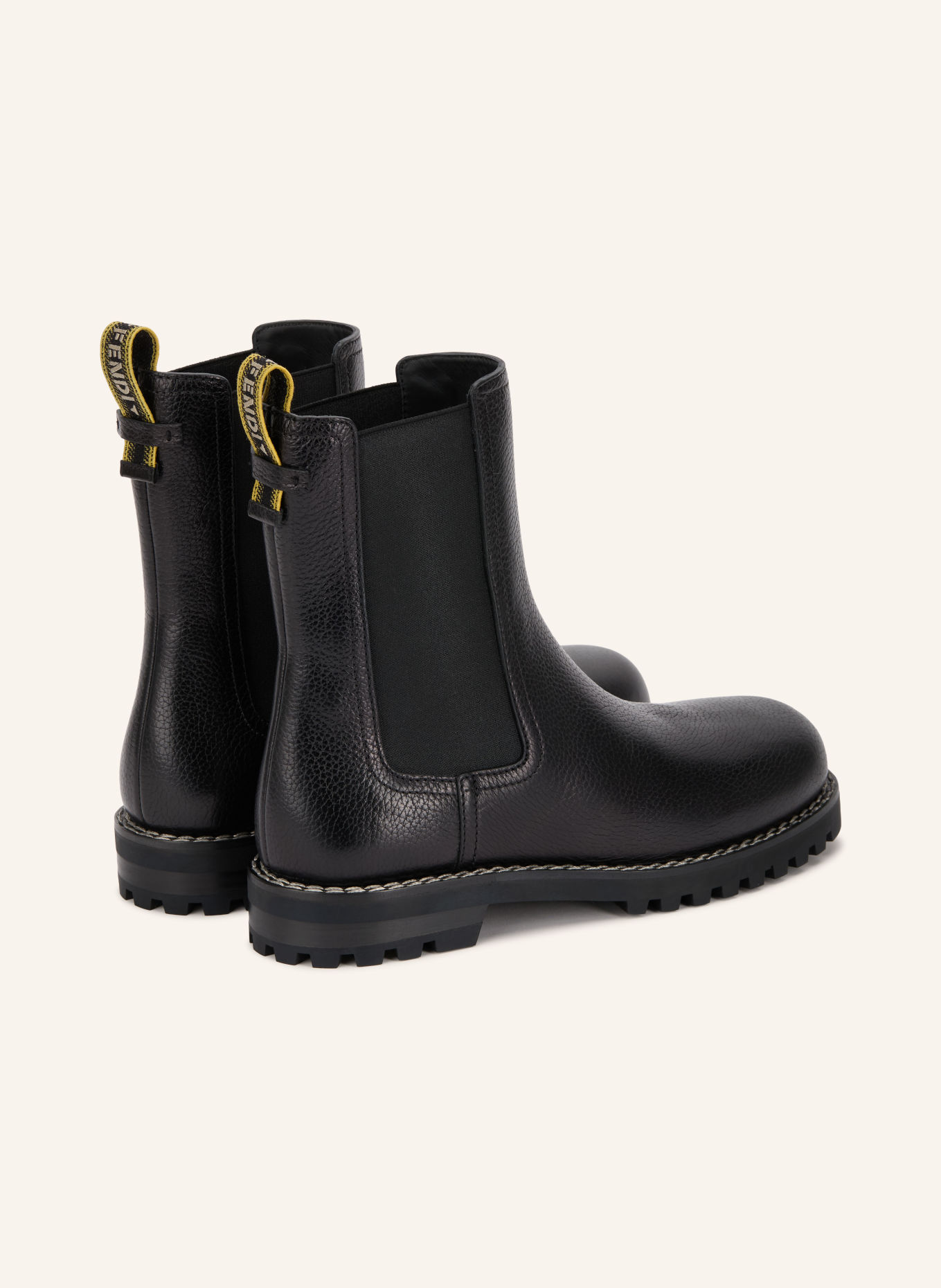 FENDI Chelsea boots: BLACK