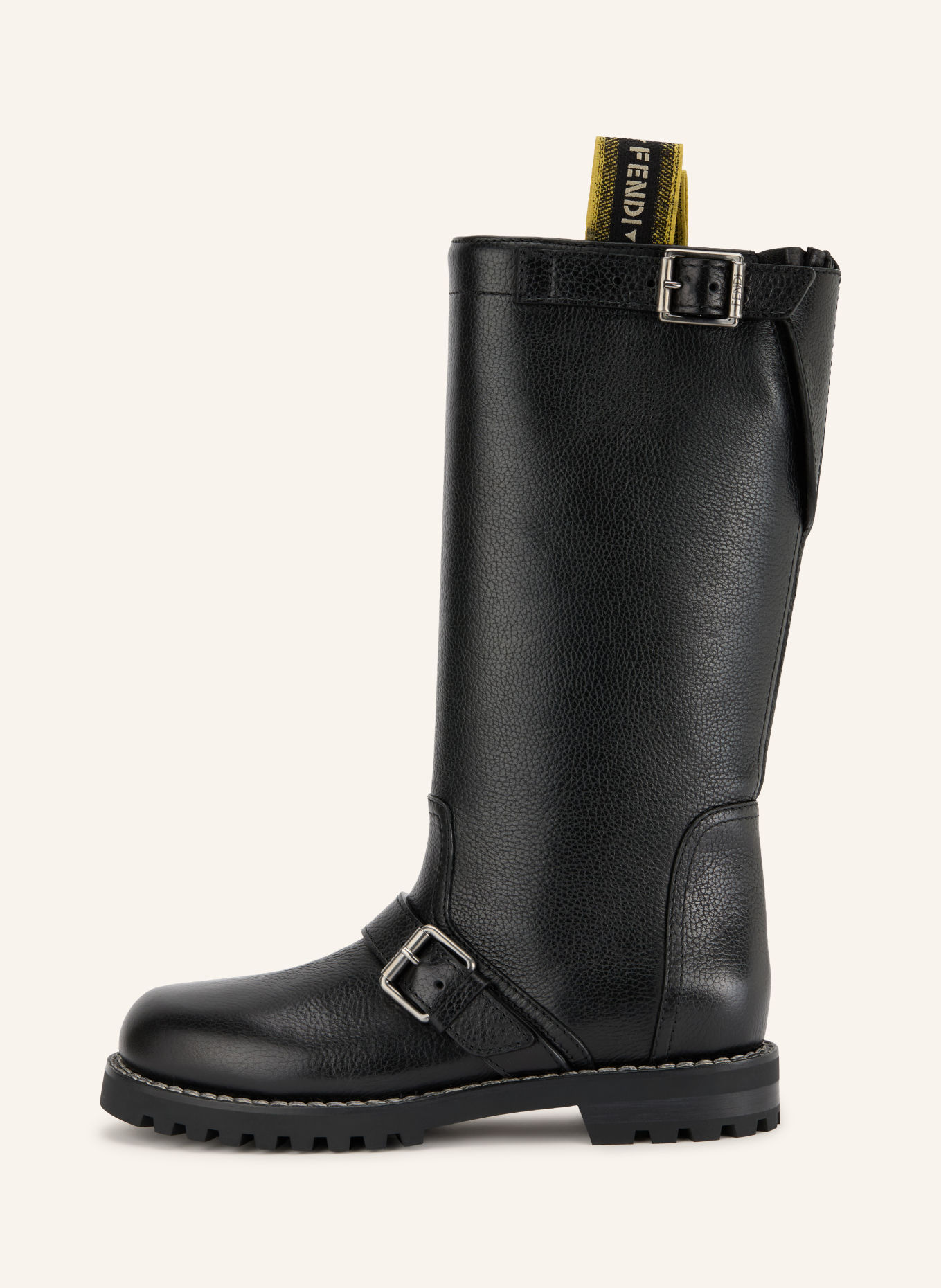 FENDI Biker Boots: SCHWARZ