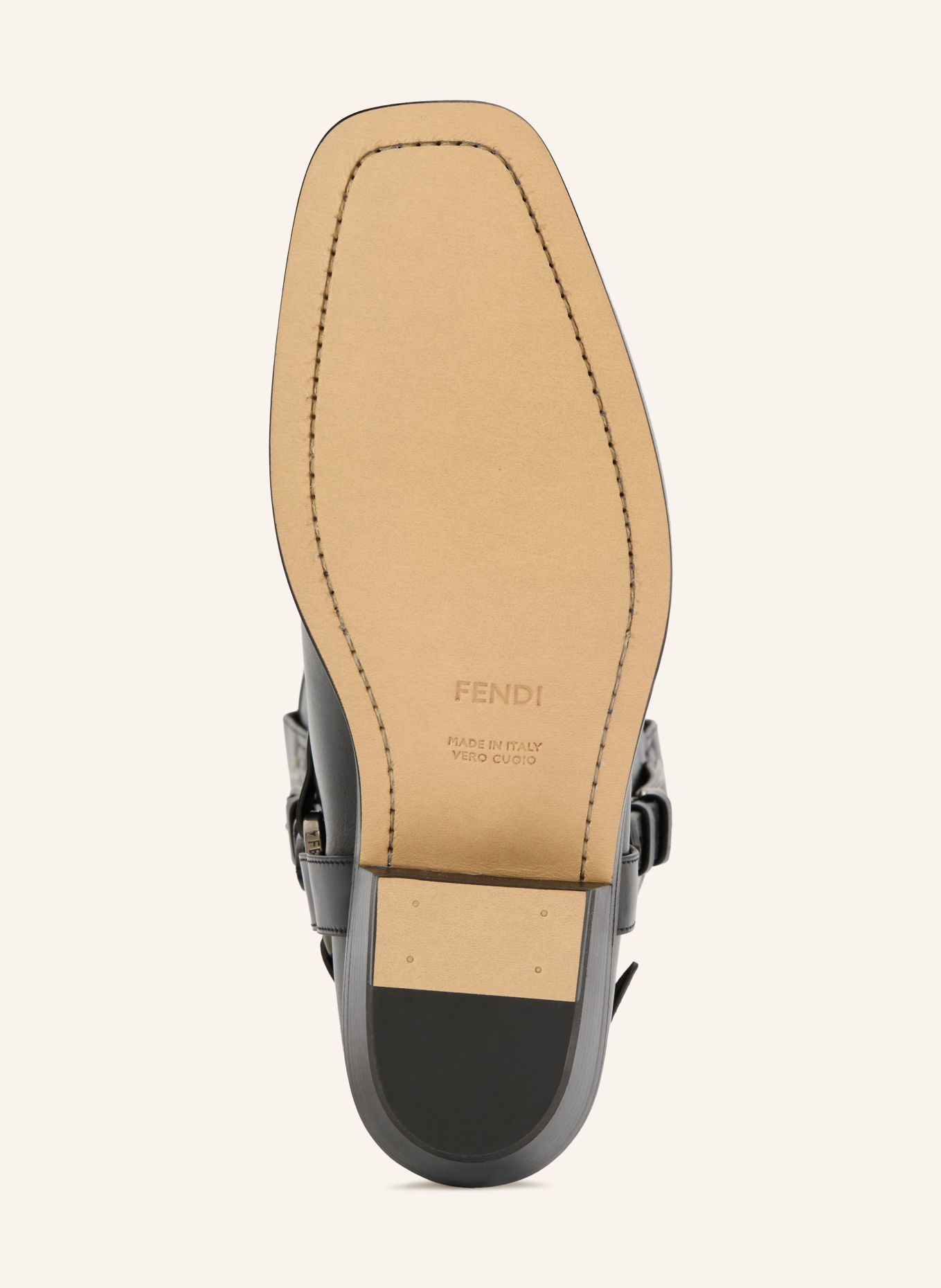 FENDI Cowboy Boots: SCHWARZ