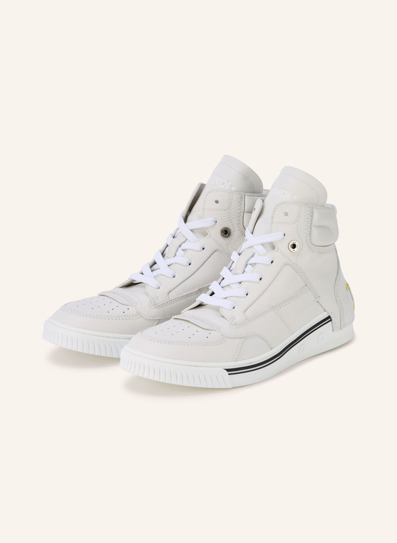 FENDI High-top-sneakers: ECRU