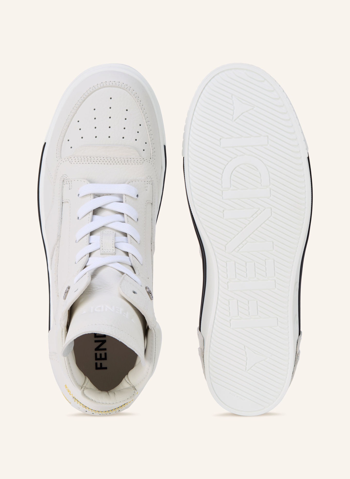 FENDI High-top-sneakers: ECRU