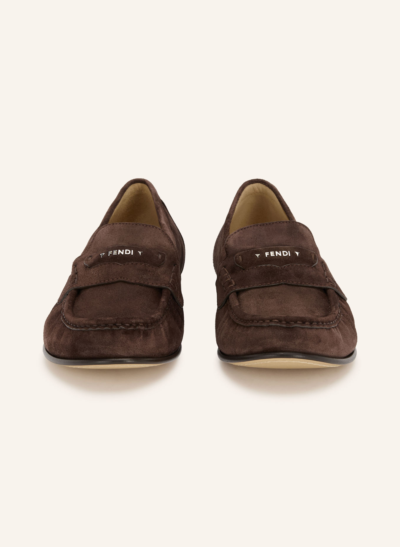 FENDI Loafers: DARK BROWN