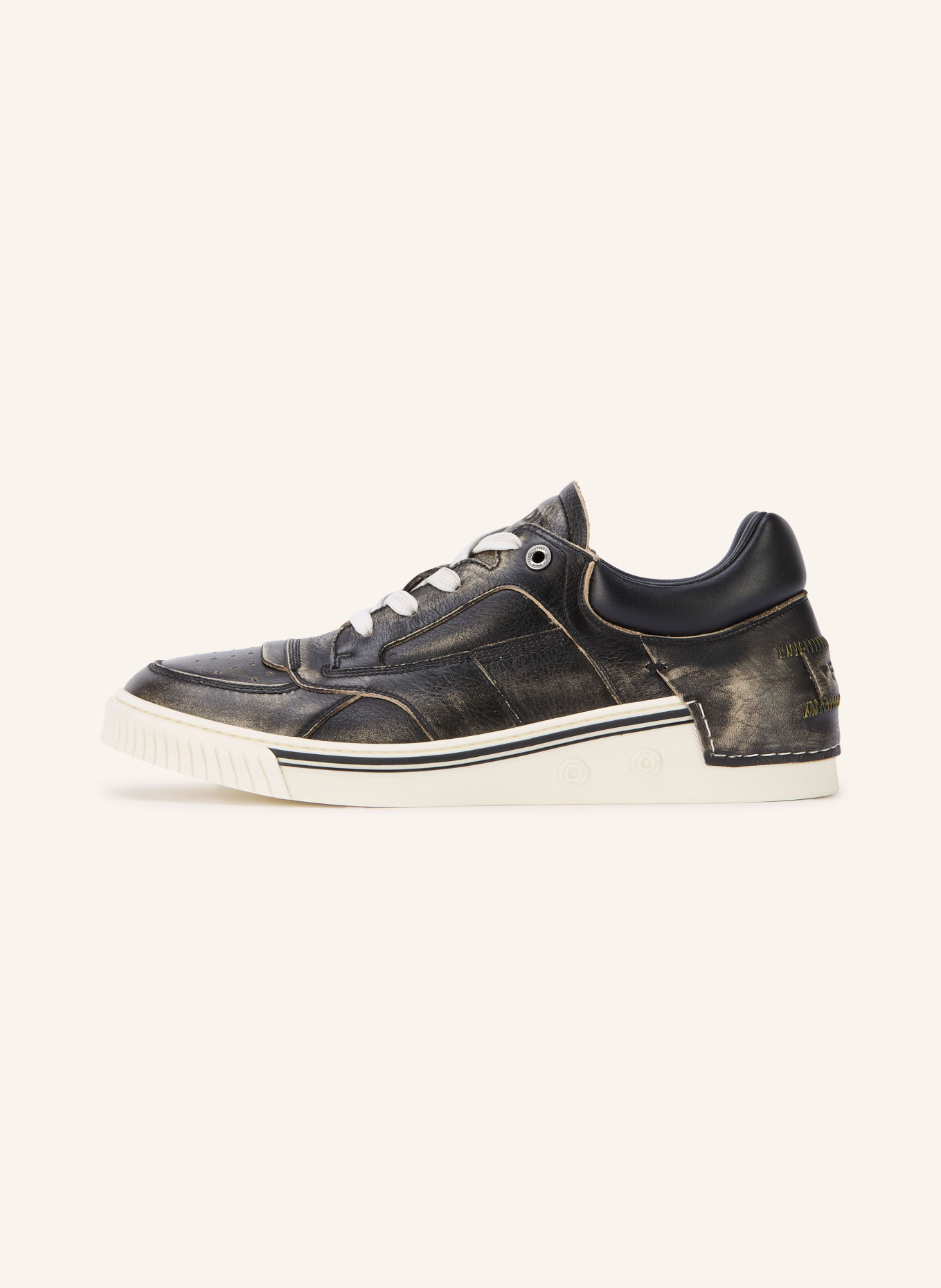 FENDI Sneaker FENDER: SCHWARZ / BEIGE
