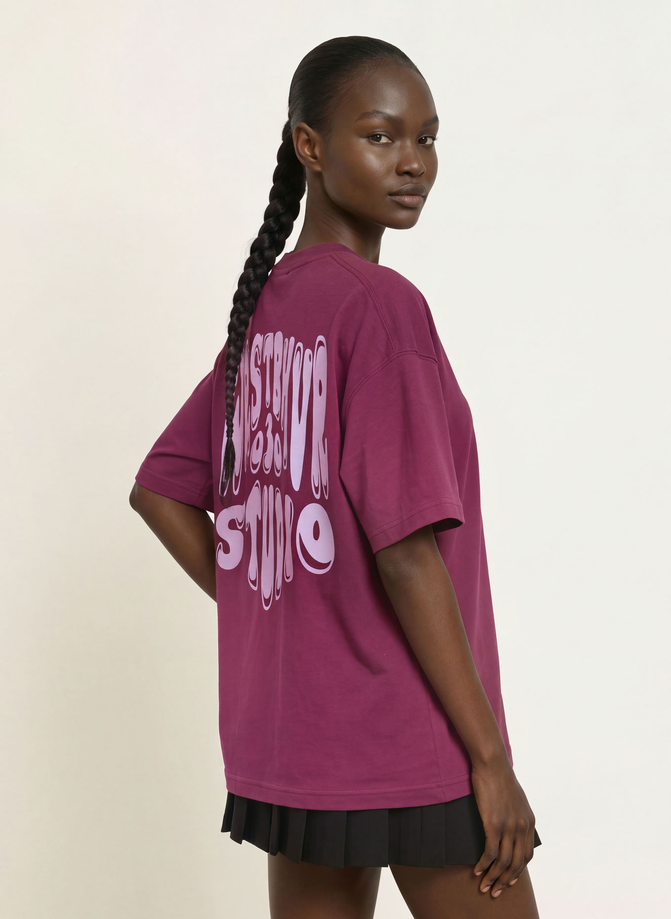 WRSTBHVR FLYNN V2 T-shirt: DARK RED