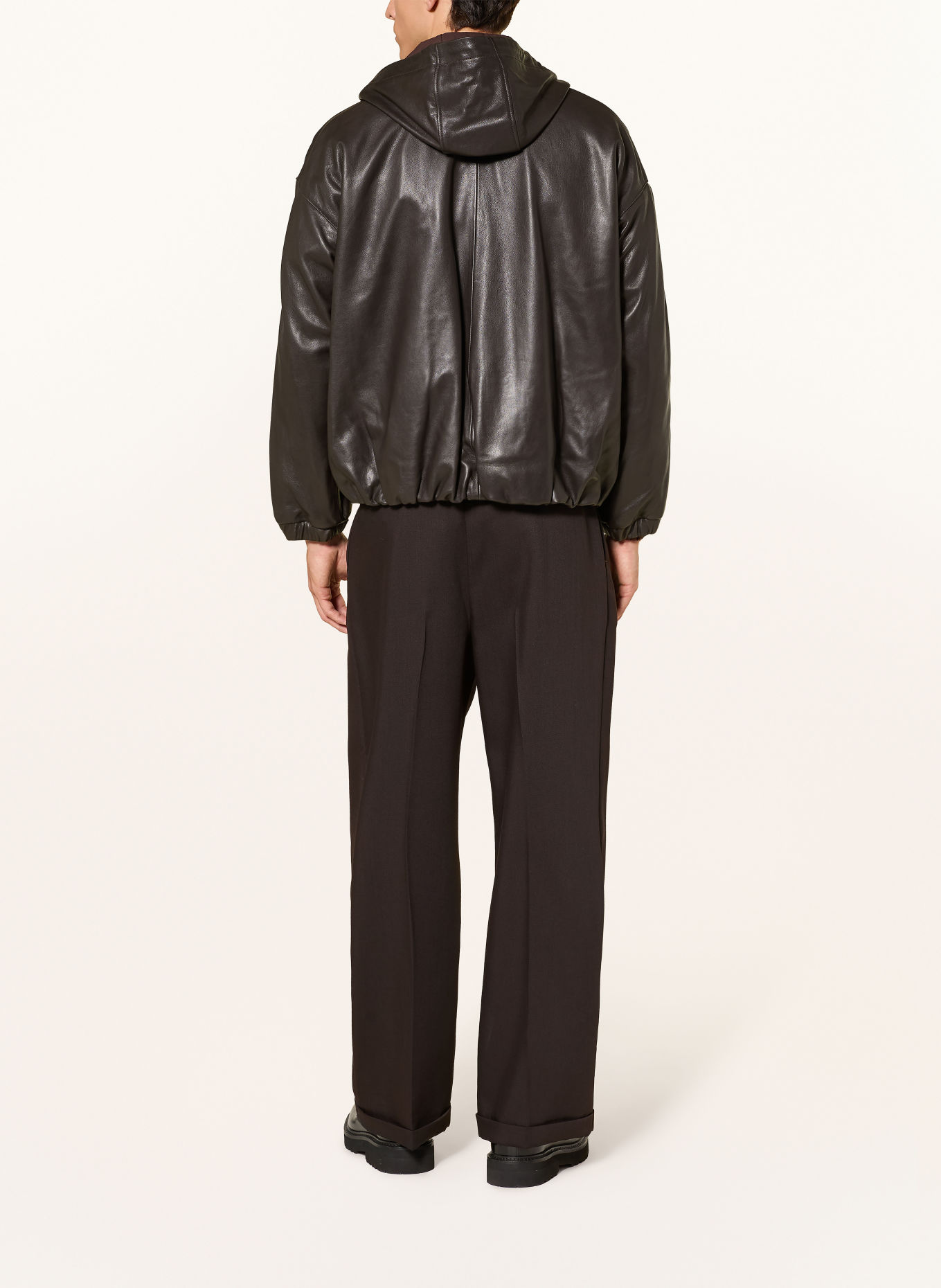 ARMA Lederblouson LARK: DUNKELBRAUN