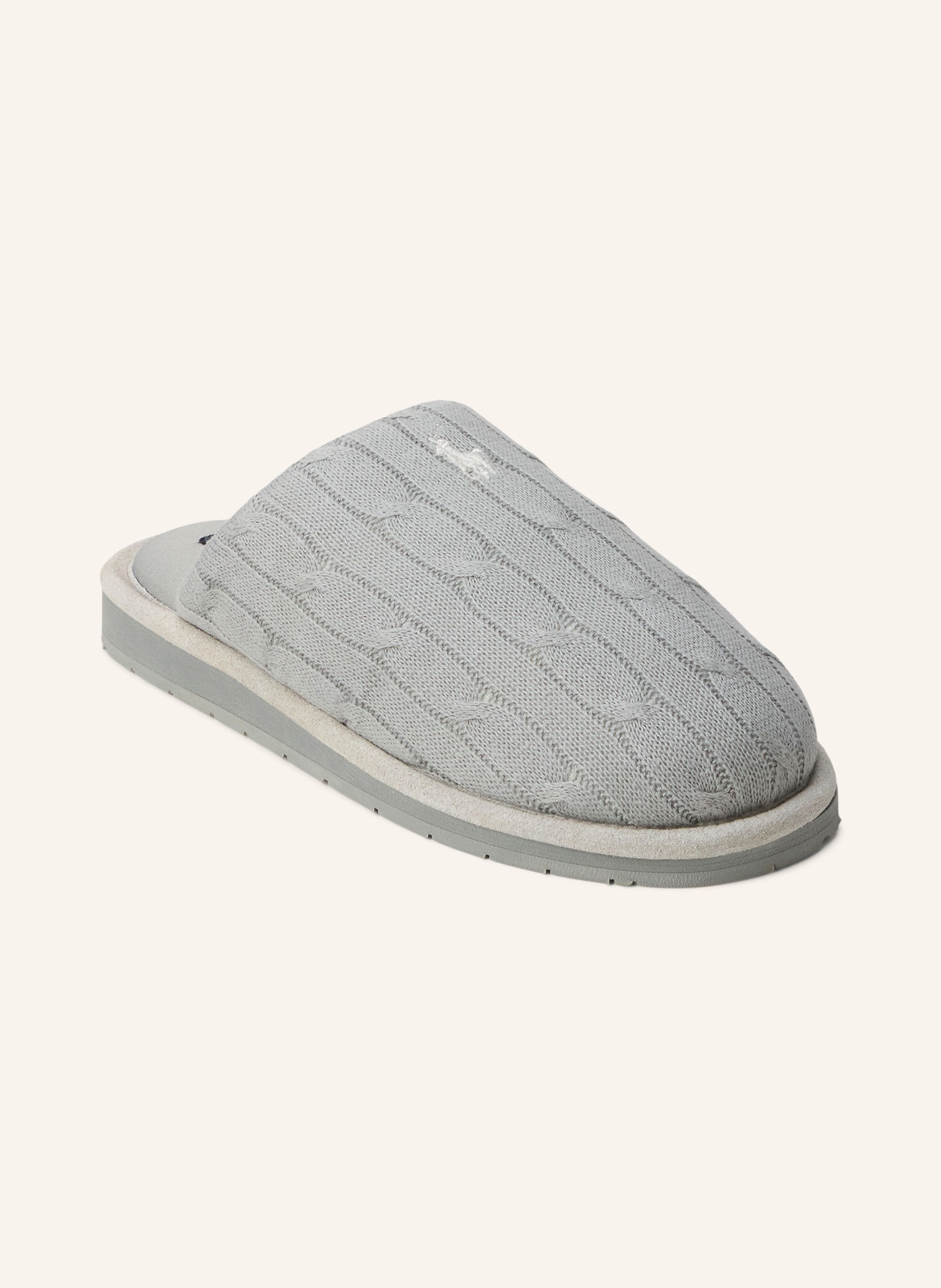 POLO RALPH LAUREN CAREY SCUFF Slippers: GRAY