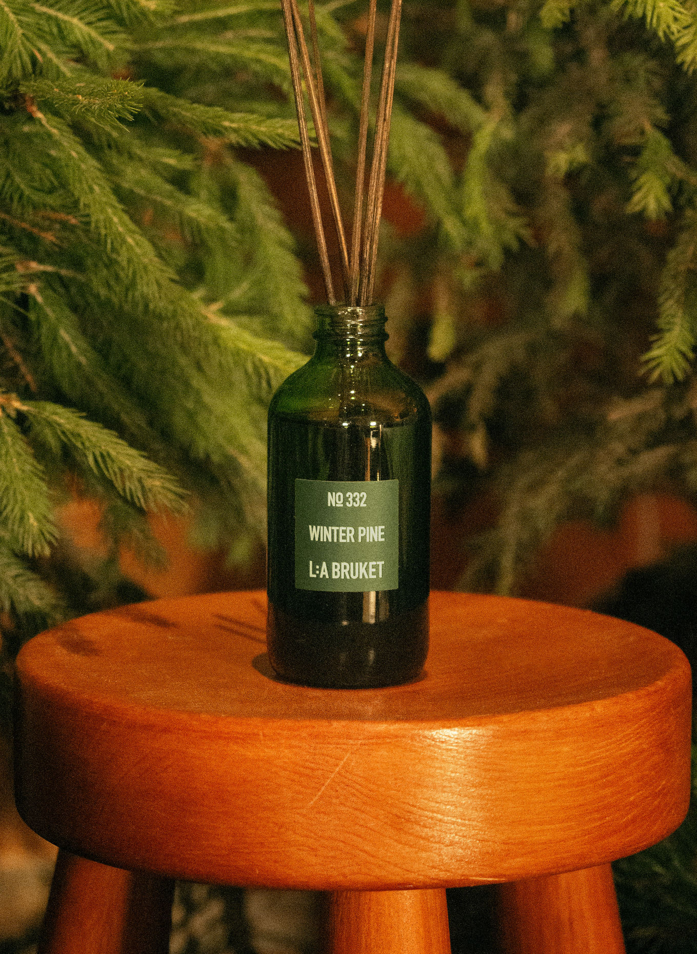 L:A BRUKET Zapach do wnętrz 332 WINTER PINE: ZIELONY