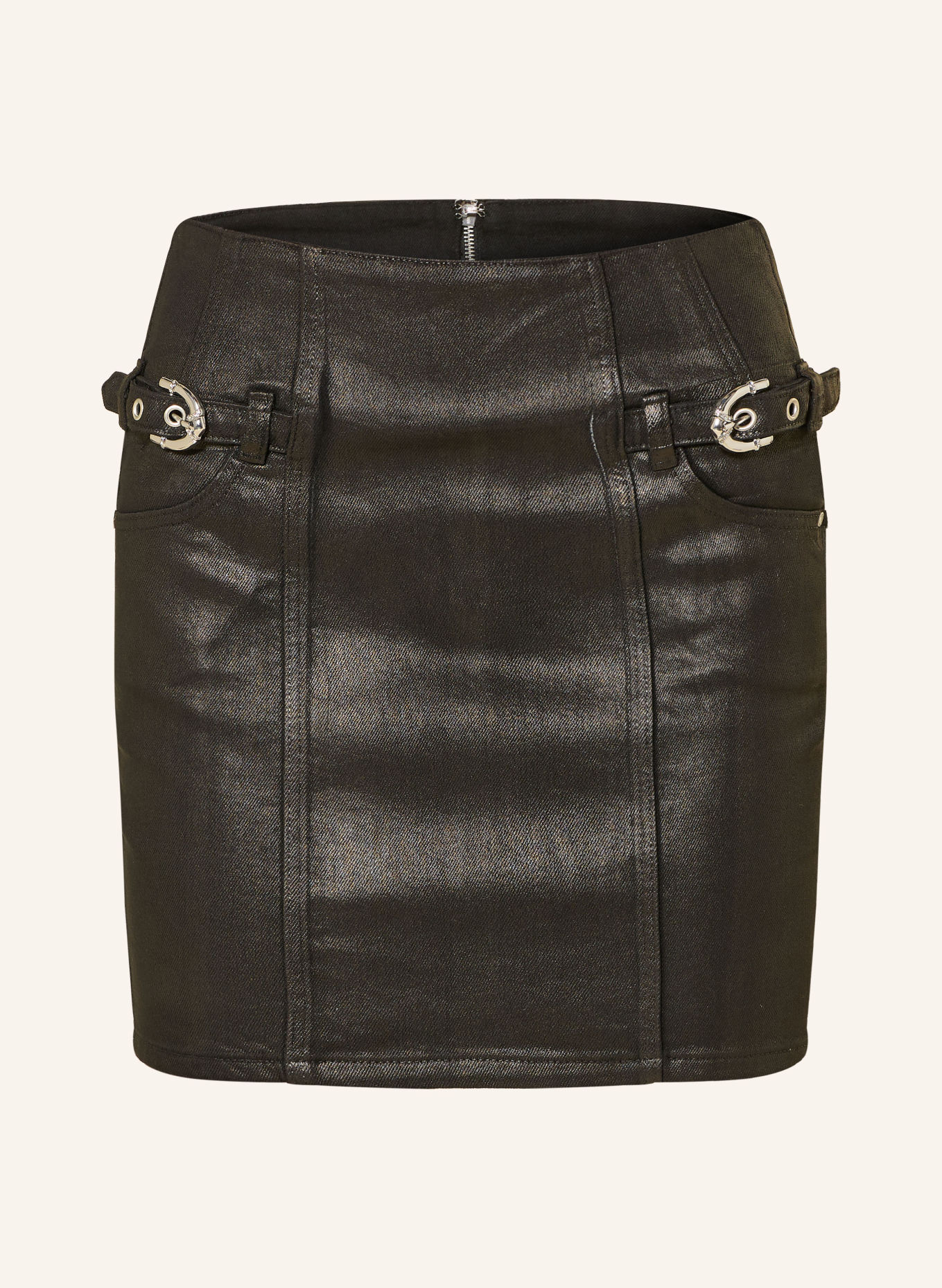 GUESS Jeanskjol CLARISSA: SVART