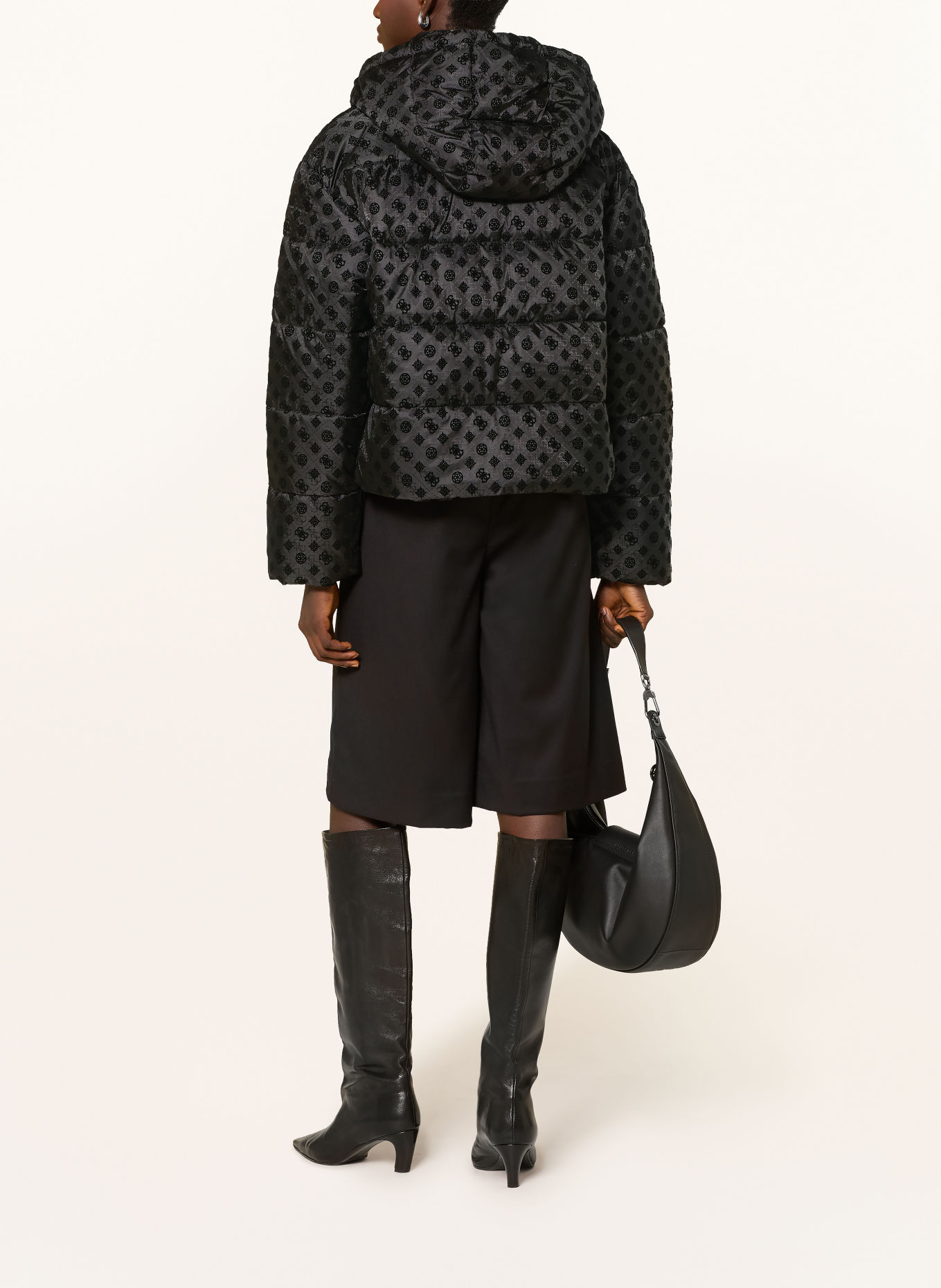 GUESS Quilted jacket NEW DAISY: BLACK