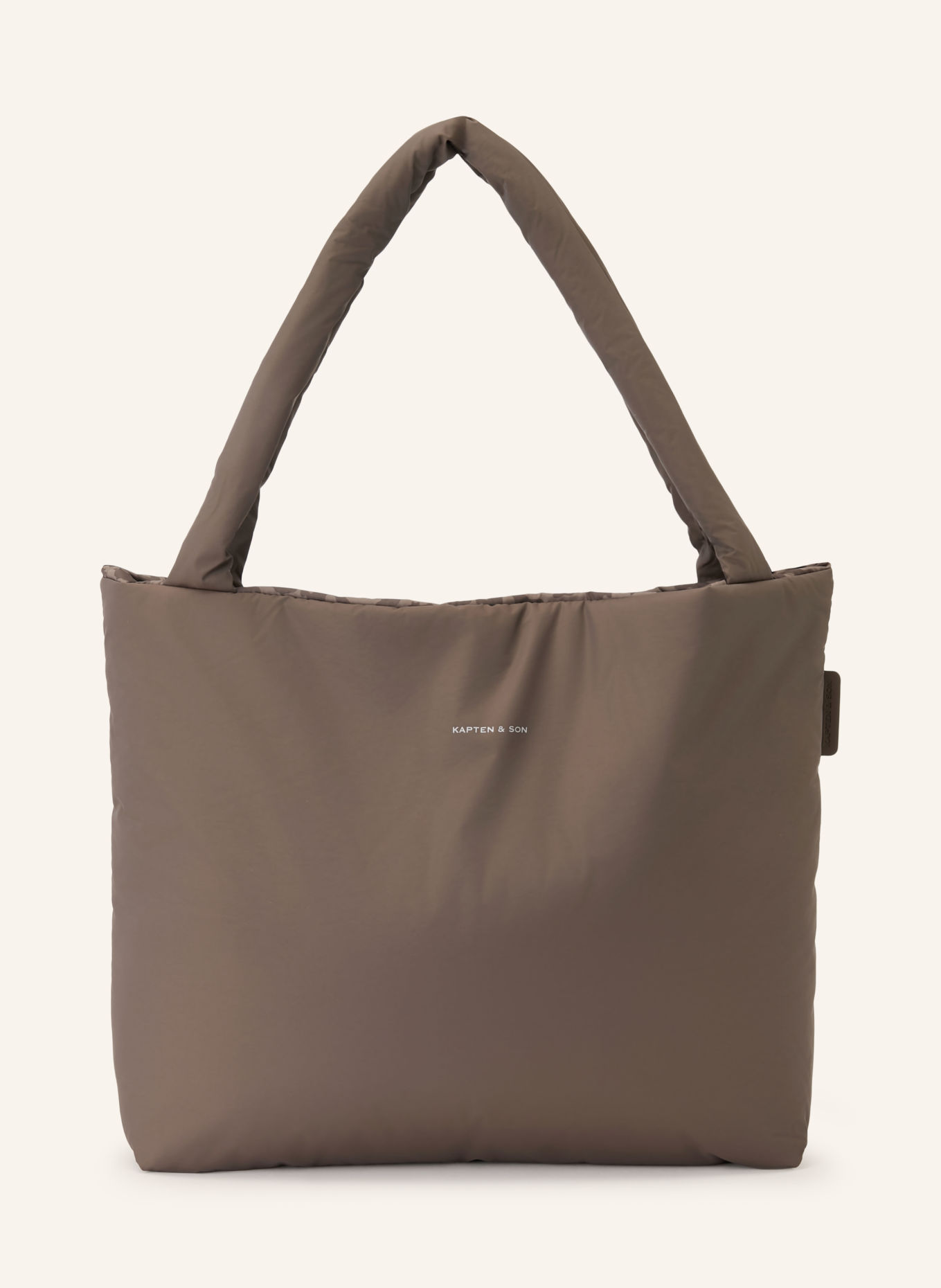 KAPTEN & SON Shopper NORVA zum Wenden: DUNKELBRAUN / TAUPE