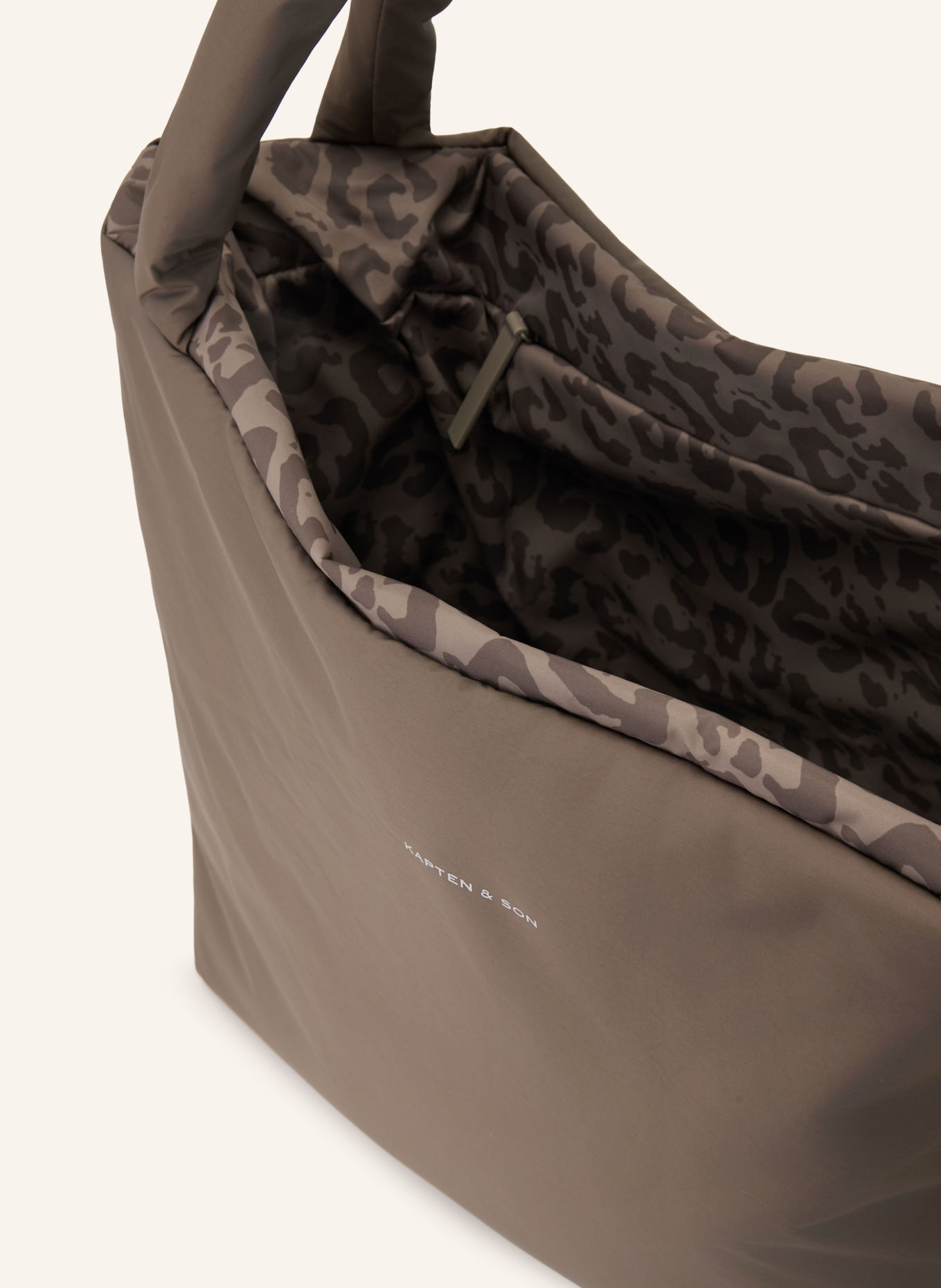 KAPTEN & SON Shopper NORVA zum Wenden: DUNKELBRAUN / TAUPE