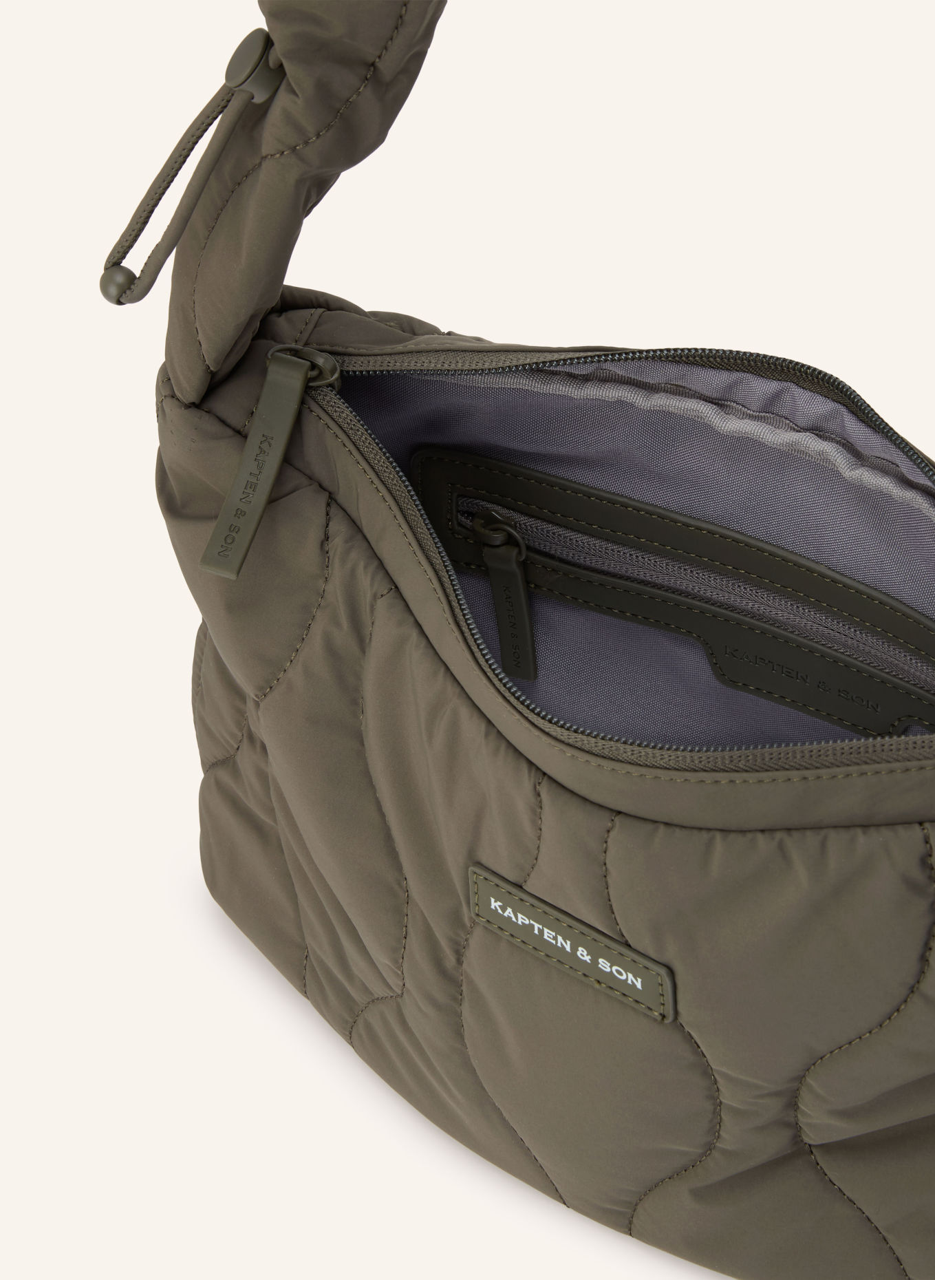 KAPTEN & SON Umhängetasche SKARA QUILTED SMALL: KHAKI