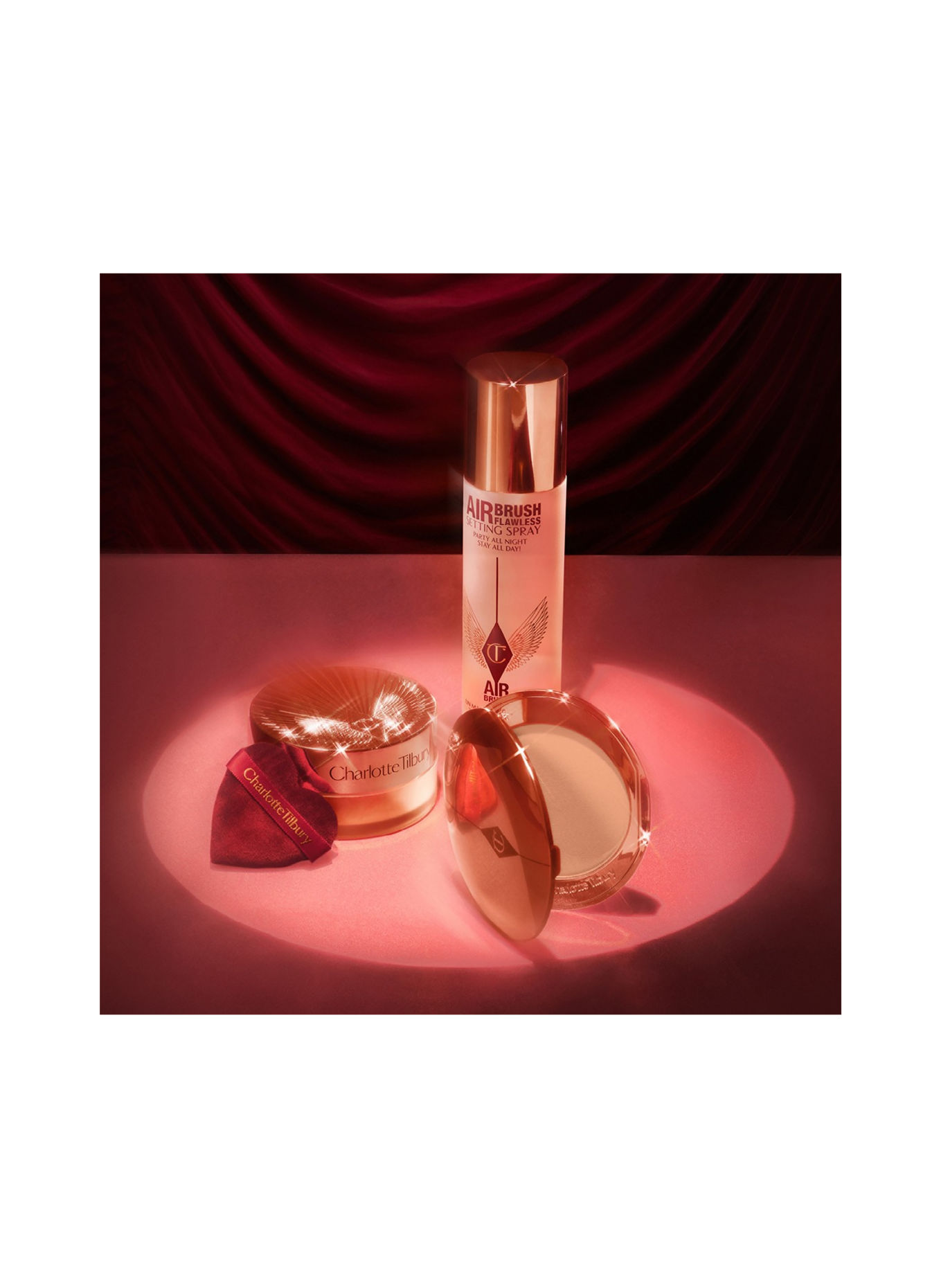 Charlotte Tilbury AIRBRUSH FLAWLESS MINI SETTING SPRAY KIT: N/A