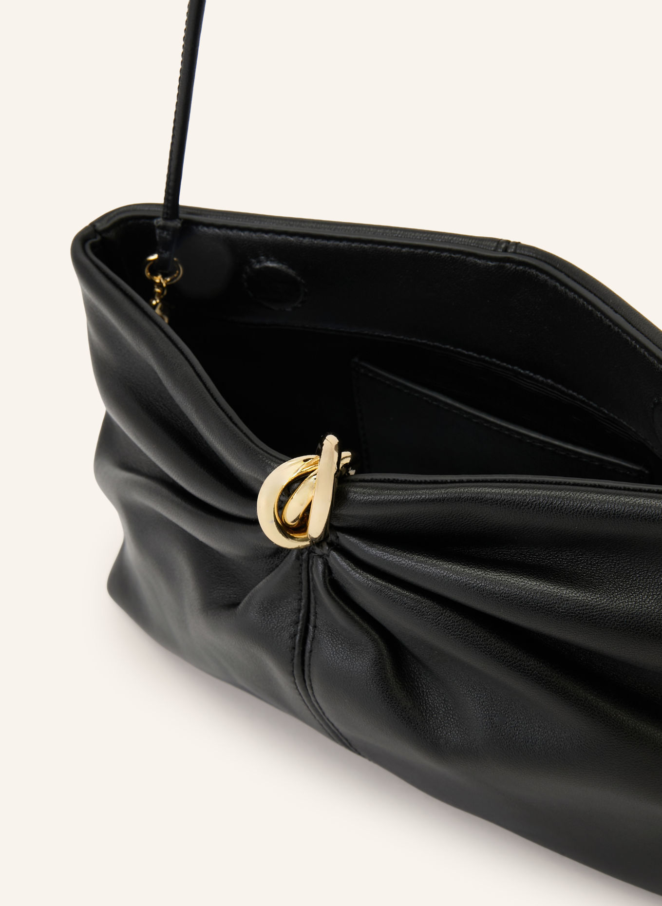 LOEFFLER RANDALL Clutch CORRINE: SCHWARZ / GOLD