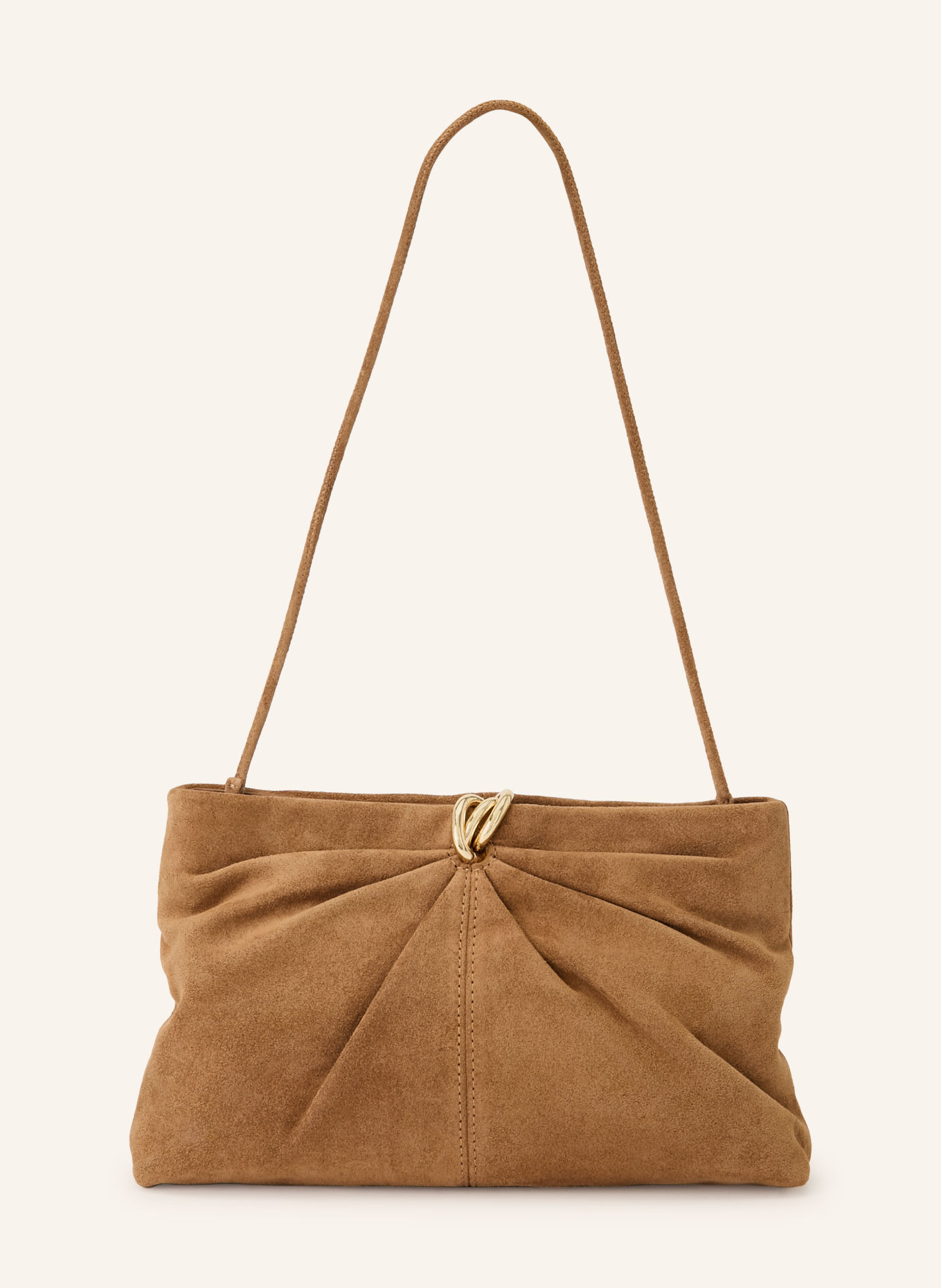LOEFFLER RANDALL Clutch CORRINE: HELLBRAUN / GOLD