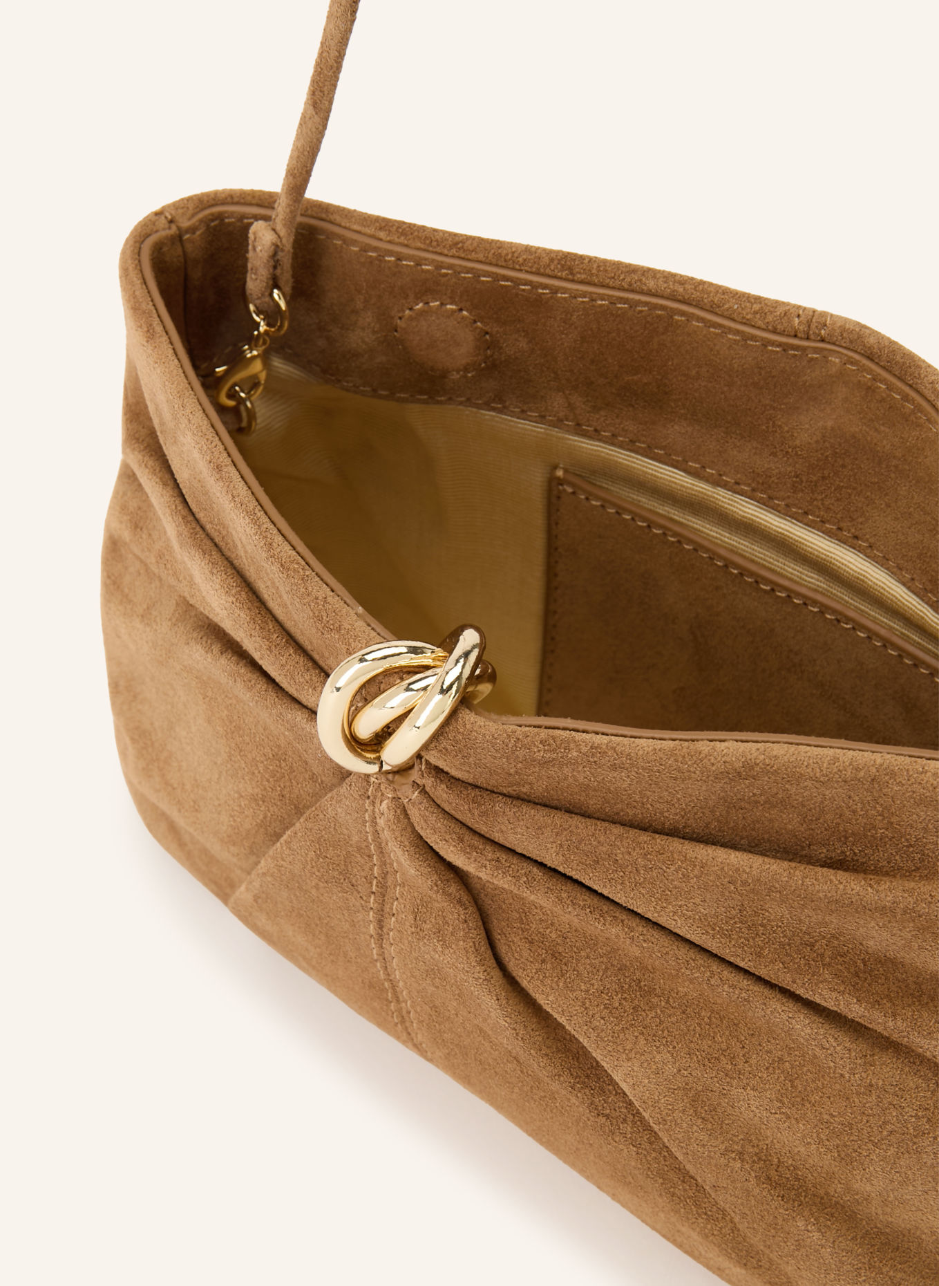 LOEFFLER RANDALL Clutch CORRINE: HELLBRAUN / GOLD