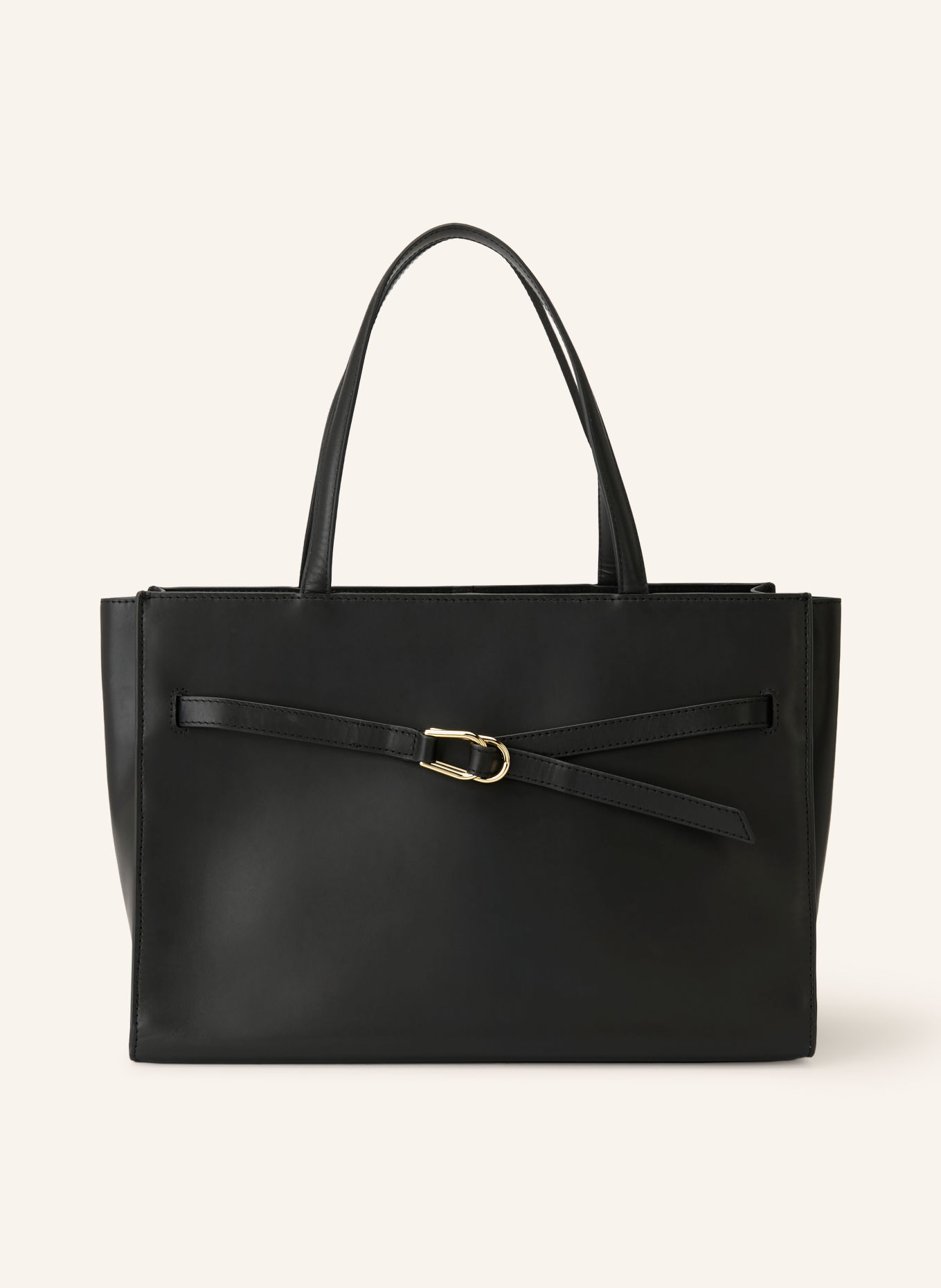 LOEFFLER RANDALL Sac cabas AIDAN: NOIR / OR