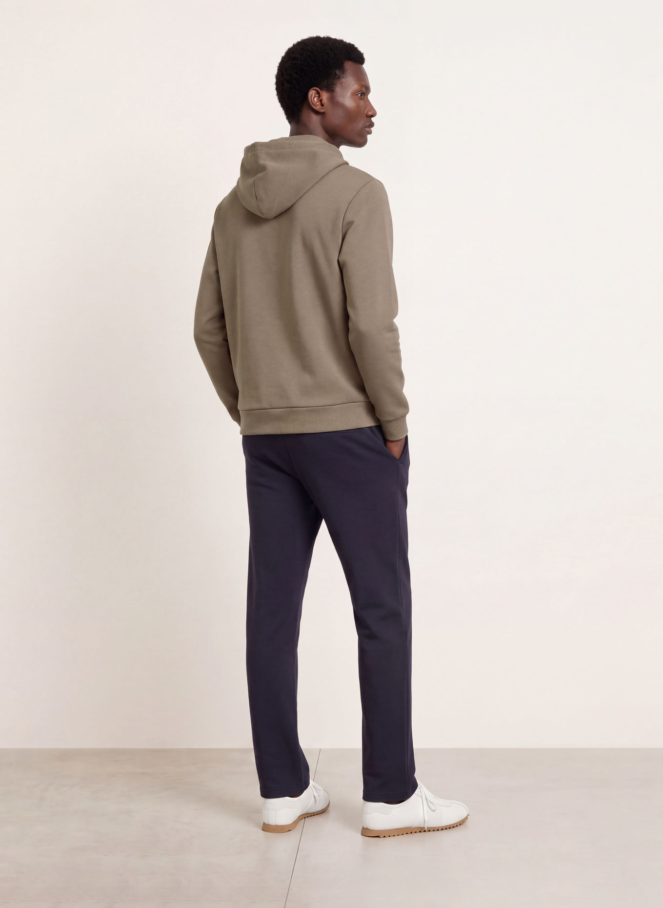 REISS DANE Hoodie: TAUPE