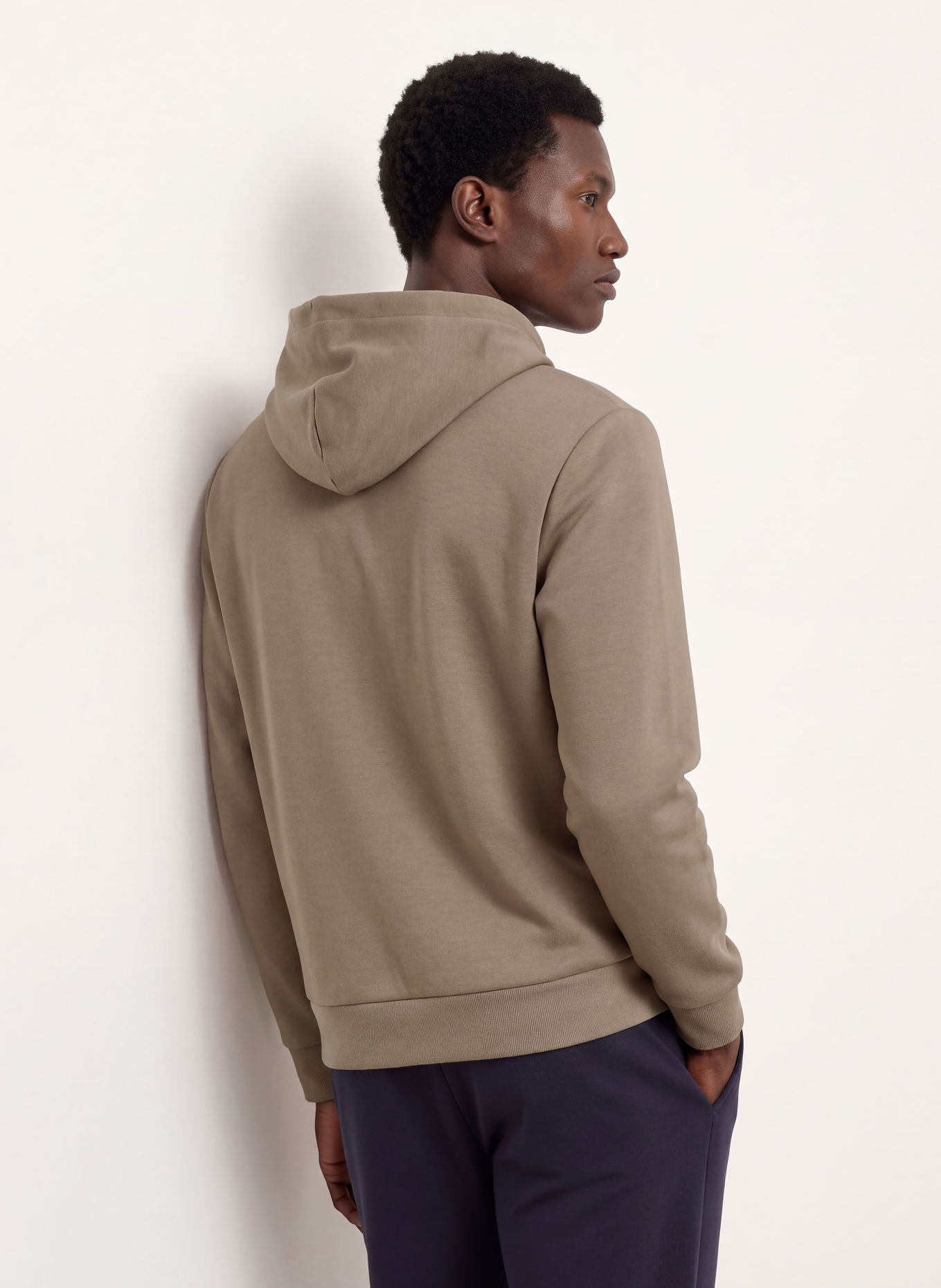 REISS DANE Hoodie: TAUPE