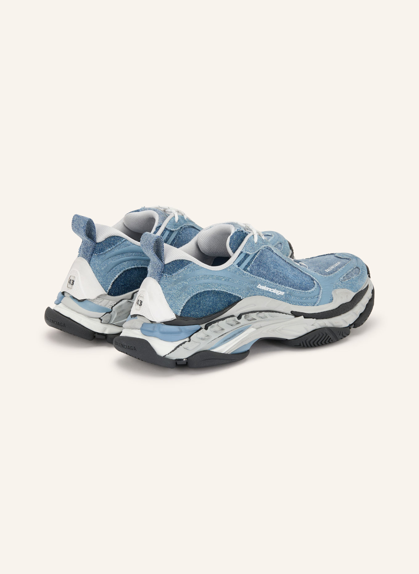 BALENCIAGA Sneakers TRIPLE S.2: BLEU / BLEU CLAIR / BLANC