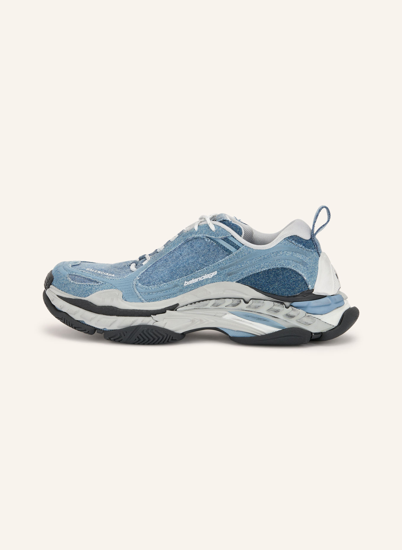 BALENCIAGA Sneakers TRIPLE S.2: BLEU / BLEU CLAIR / BLANC