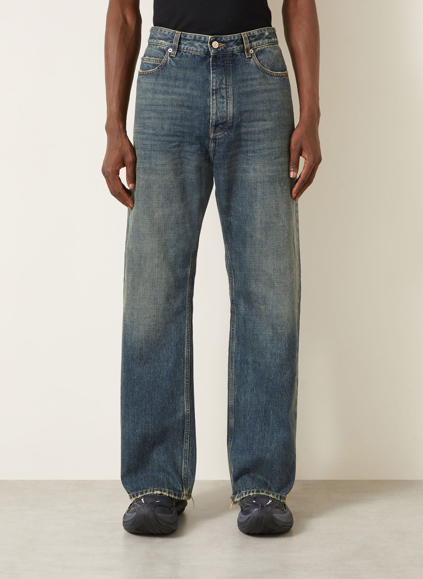 BALENCIAGA Jeans Regular Fit: 4129 navy